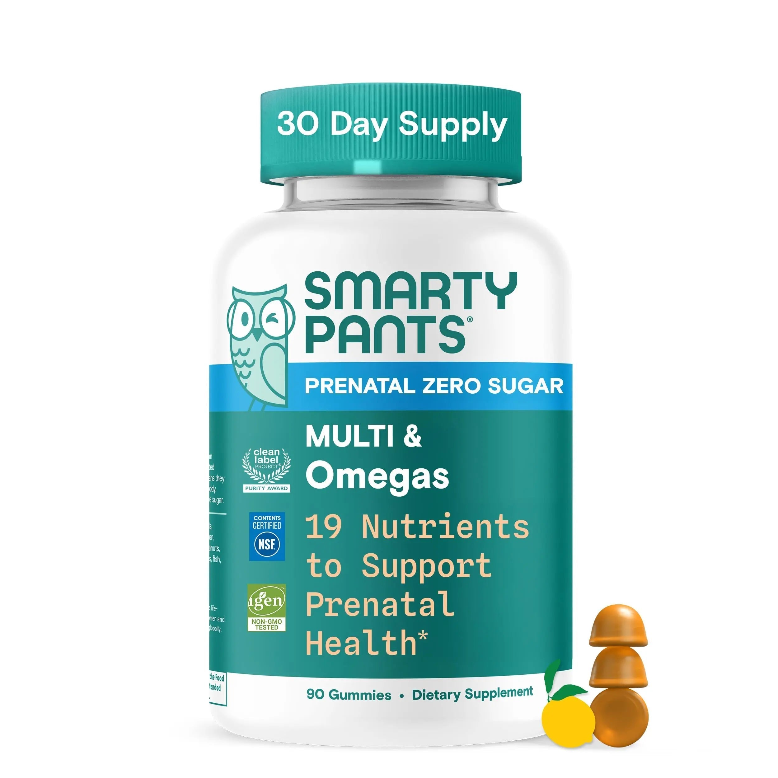 SmartyPants Zero Sugar Prenatal Multivitamin Gummies: Choline, Methylfolate, Omega 3 (ALA), Vitamin D3, C, Vitamin B12, B6, A, K, Zinc, Biotin SmartyPants buy supplements canada