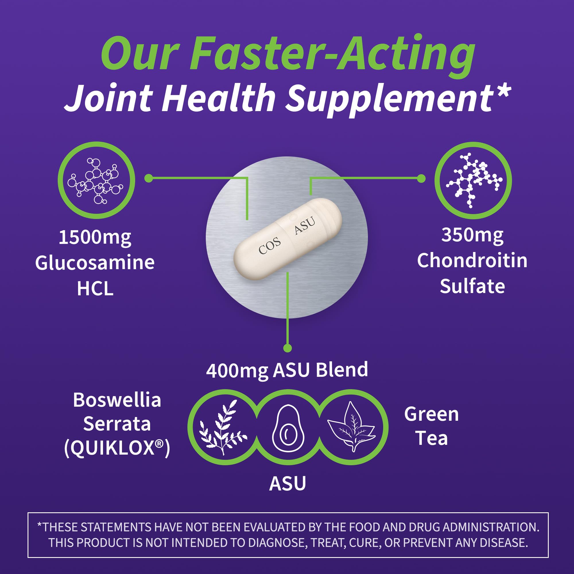 Nutramax Laboratories Cosamin® ASU Joint Health Supplement with Glucosamine, Chondroitin & ASU for Adult Men & Women, Joint Supplement, 230 Capsules Nutramax Laboratories buy supplements canada
