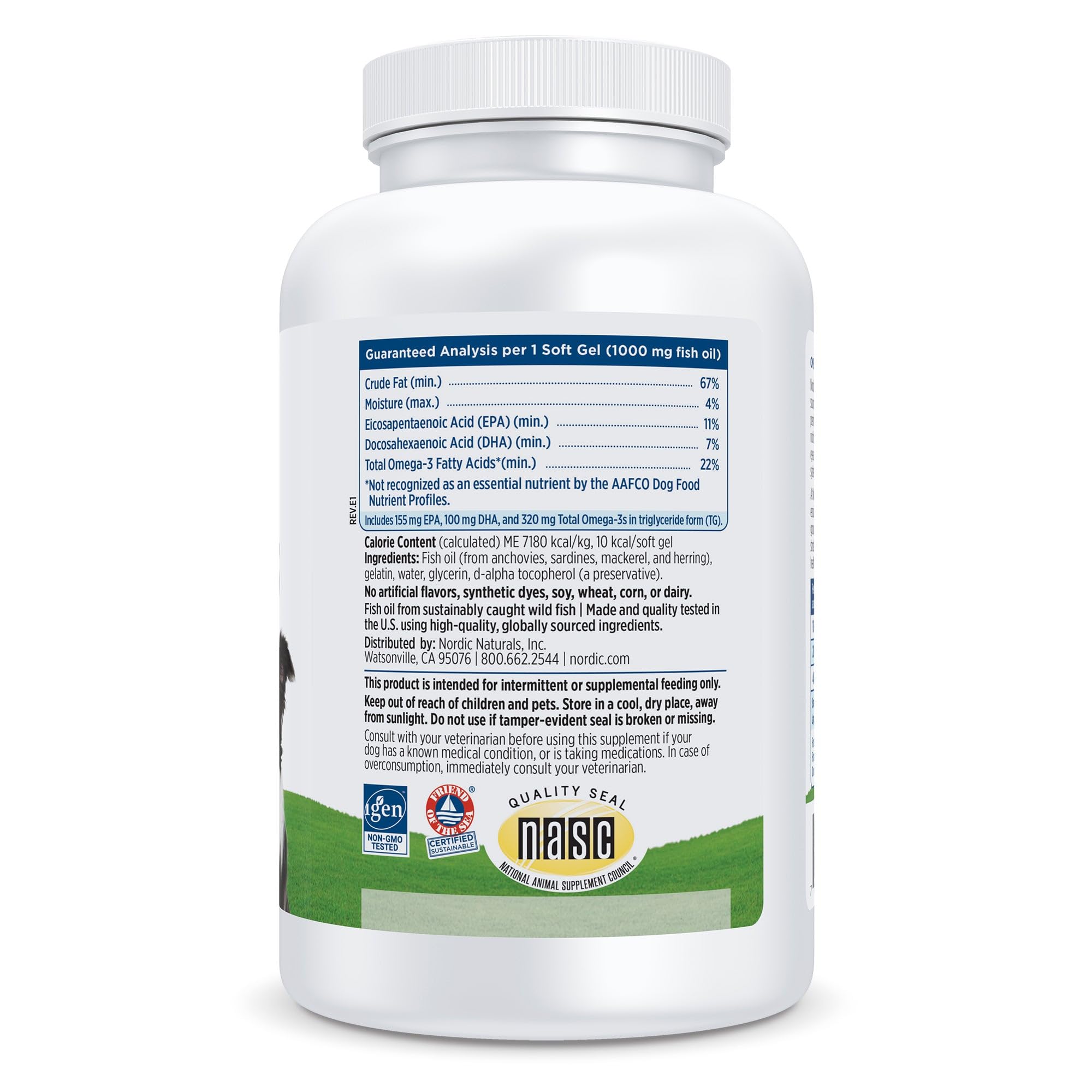 Nordic Naturals Omega-3 Pet, Unflavored - 180 Soft Gels - 320 mg Omega-3 Per Soft Gel - Fish Oil for Dogs with EPA & DHA - Promotes Heart, Skin, Coat, & Immune Health Nordic Naturals buy supplements canada