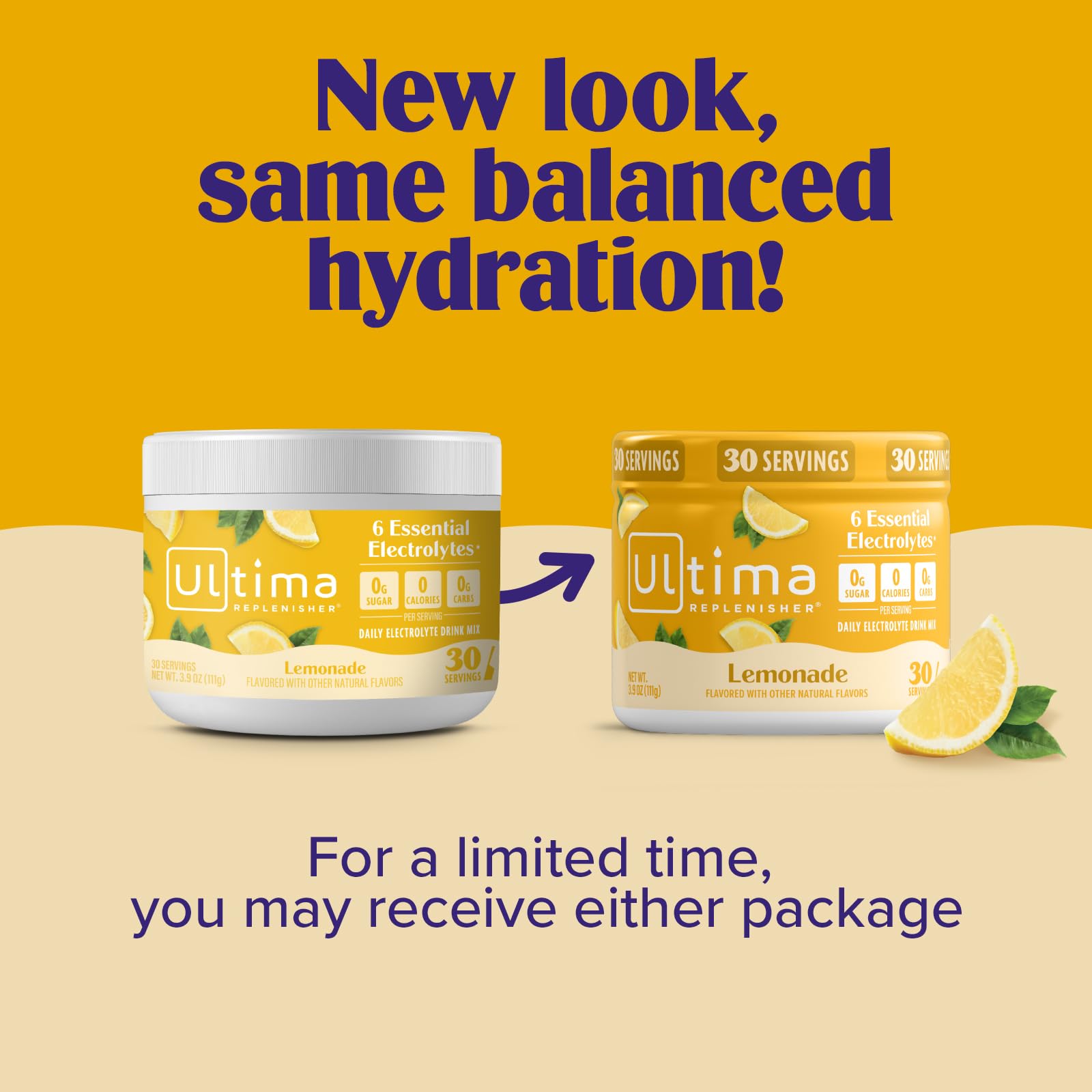 Ultima Replenisher Daily Electrolyte Powder Drink Mix – Lemonade, 30 Servings Canister – Zero Sugar Hydration Powder with 6 Electrolytes & Minerals Ultima Replenisher buy supplements canada