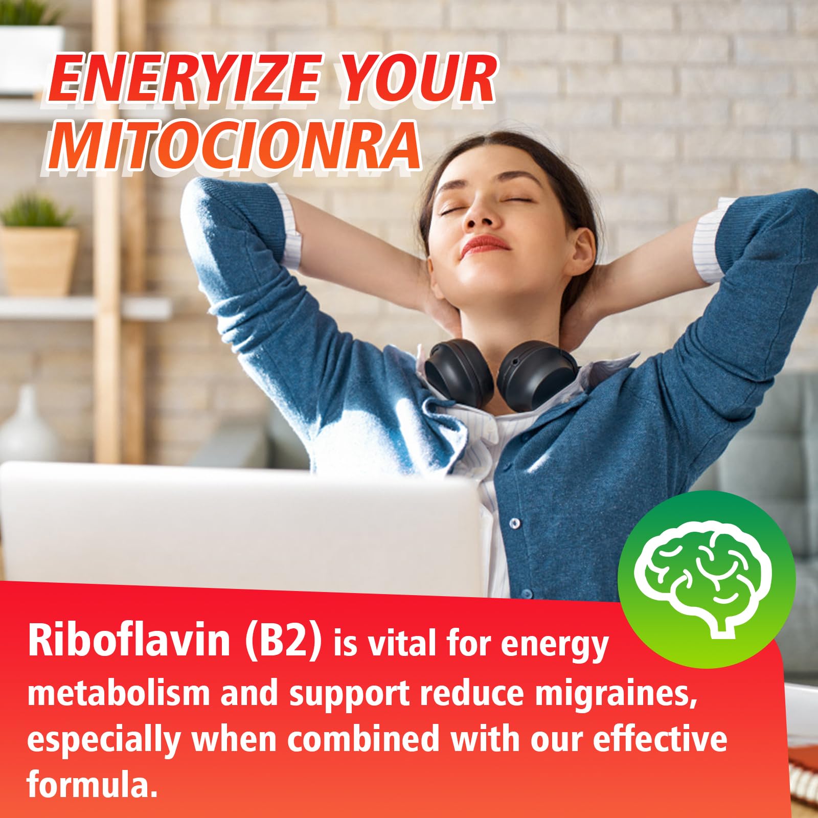 GrnLife 2 Pack Vitamin B2 Gummies, Riboflavin 400mg with Magnesium for Kids & Adults, Migraine Relief & Energy Support GrnLife buy supplements canada