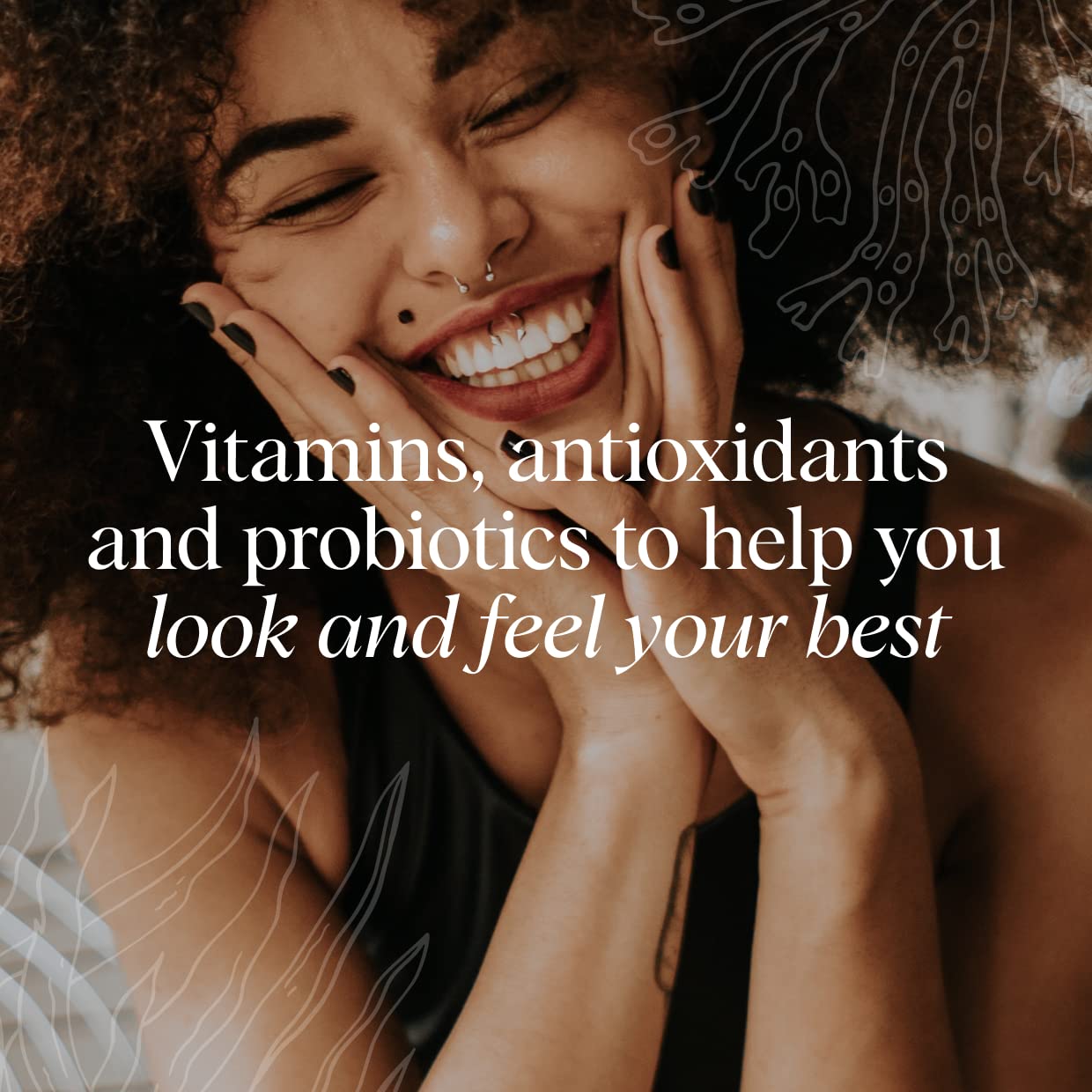 Ora Organic Hair, Skin, and Nails Support- BeYouTiful - Beauty Supplement with B Vitamins and Algae Extracts for Healthy Hair and Skin - 60 Vegan Capsules Ora Organic buy supplements canada