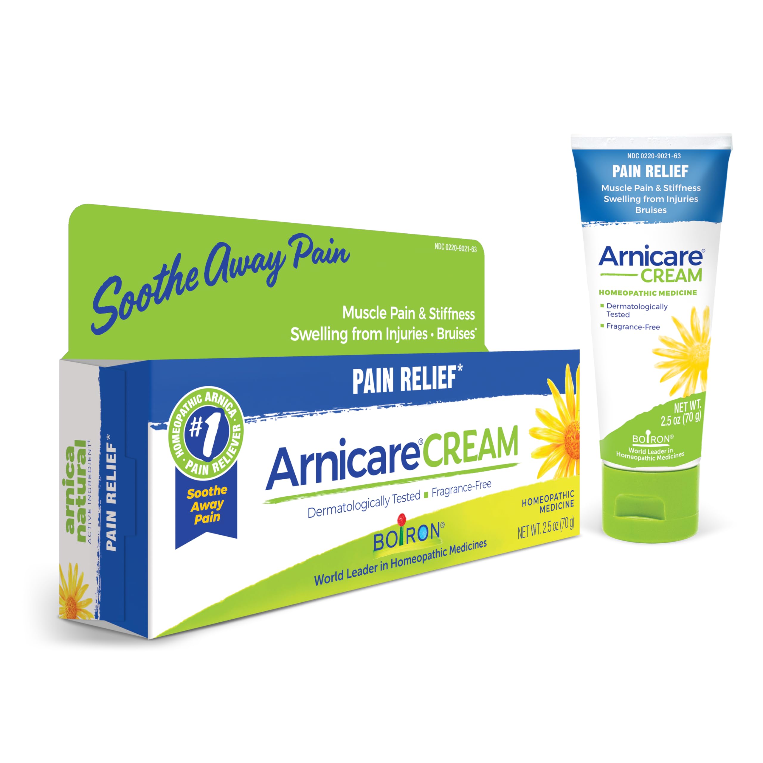 Boiron Arnicare Cream for Joint Pain, Muscle Pain, Swelling, Soreness, Stiffness, and Bruises - Fast Absorbing and Fragrance-Free - 2.5 oz Boiron buy supplements canada