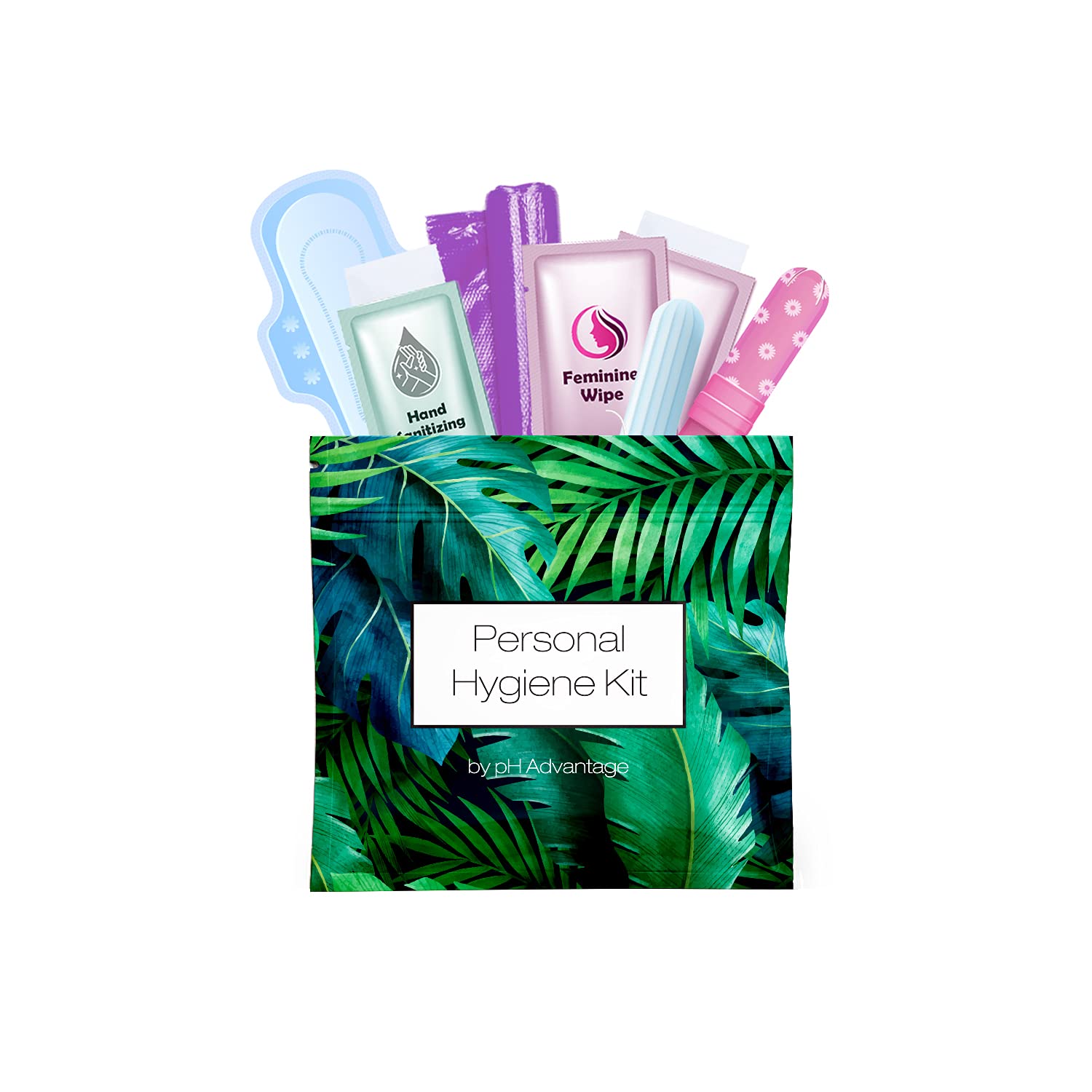 Menstrual Kit All-in-One | Convenience on The Go | Single Period Kit Pack for Travelling, Tweens pH Advantage buy supplements canada