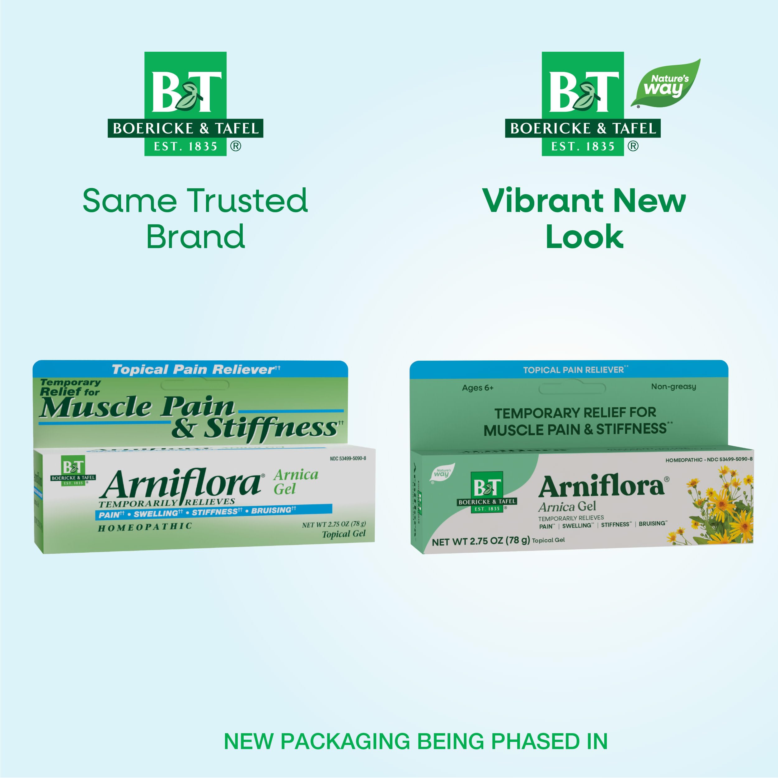 Nature's Way Boericke & Tafel Arniflora Arnica Gel, Temporarily Relieves Pain*, Swelling*, Stiffness*, 2.75 Oz (Packaging May Vary) Nature's Way buy supplements canada