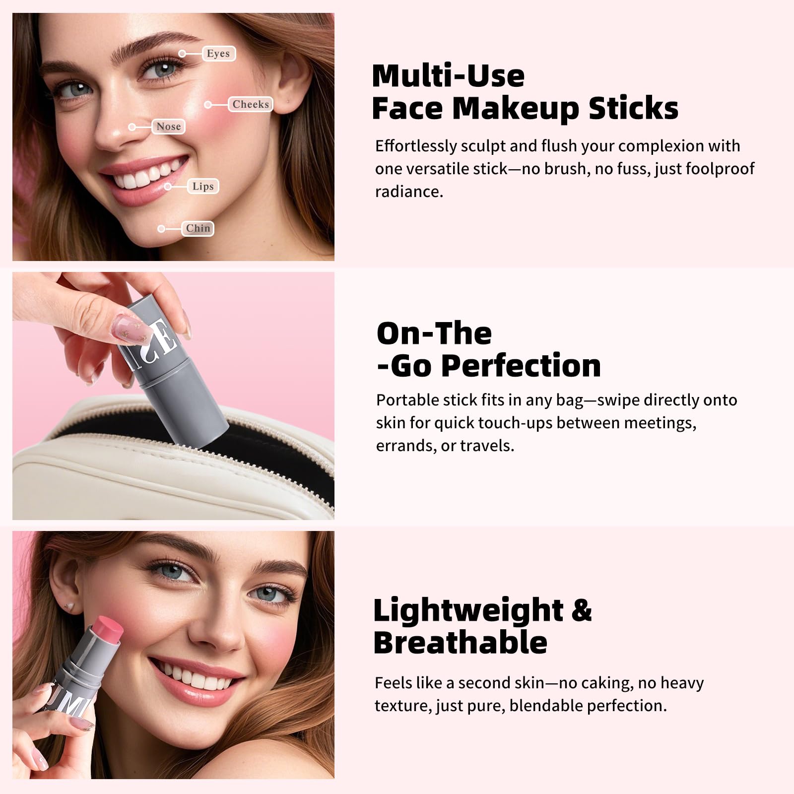 KIMUSE Cream Contour Stick Duo, Cream Blush Stick, Bronzer Shaping Stick, Creamy, Highly Pigmented, Long Lasting, Vegan Face Make Up Sticks KIMUSE buy supplements canada