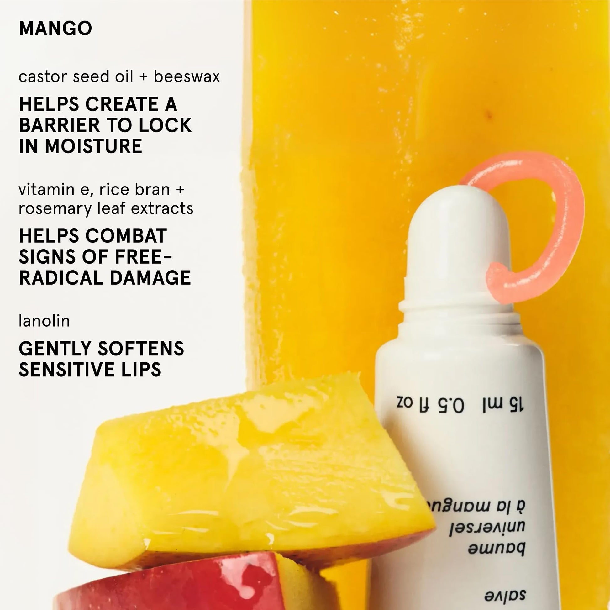 Glossier Balm Dotcom Hydrating Tinted Lip Balm - Universal Salve, Up to 12Hr Moisture for Dry Lips, Cuticles & Skin - Lanolin, Beeswax & Castor Oil - Mango, Tropical Peach Tint, 15ml Glossier buy supplements canada