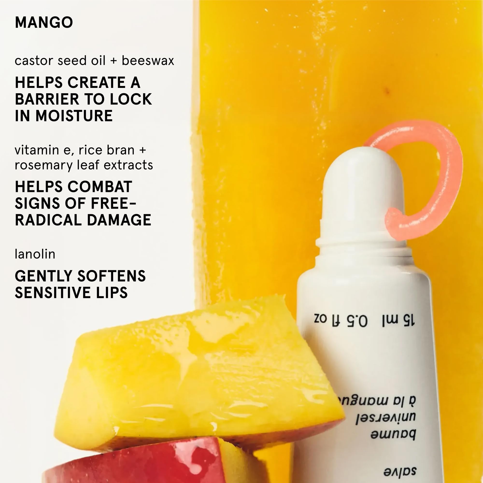 Glossier Balm Dotcom Hydrating Tinted Lip Balm - Universal Salve, Up to 12Hr Moisture for Dry Lips, Cuticles & Skin - Lanolin, Beeswax & Castor Oil - Mango, Tropical Peach Tint, 15ml Glossier buy supplements canada