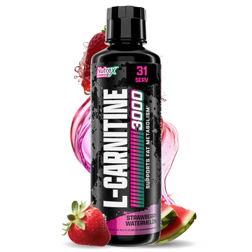 Nutrex Research L Carnitine 3000 - Clinically Dosed L-Carnitine Liquid for Energy, Metabolism & Muscle Recovery - Delicious Strawberry Watermelon - No Sugar, No Carbs Nutrex Research buy supplements canada