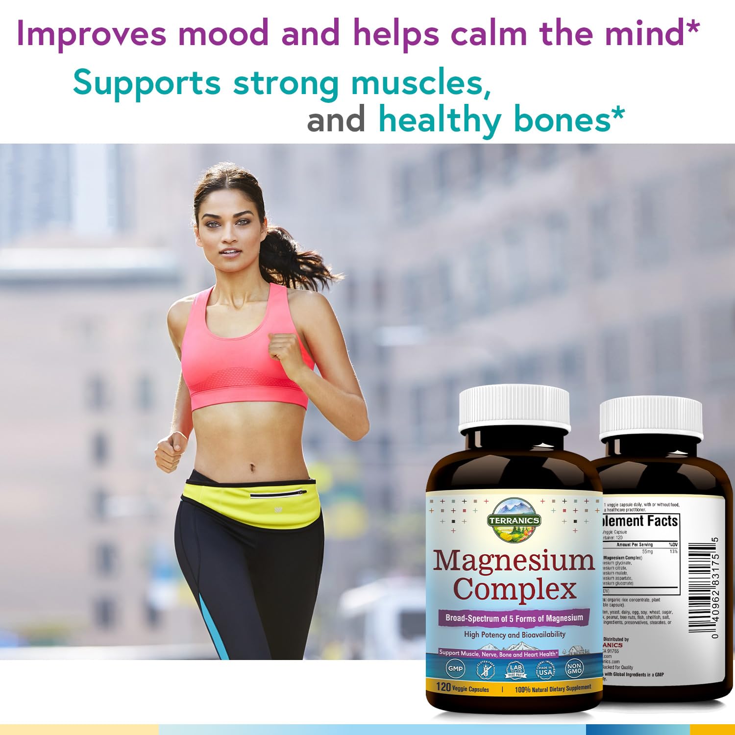 Terranics Magnesium Complex, Total 240 Capsules, Max Absorption, Glycinate, Citrate Terranics buy supplements canada