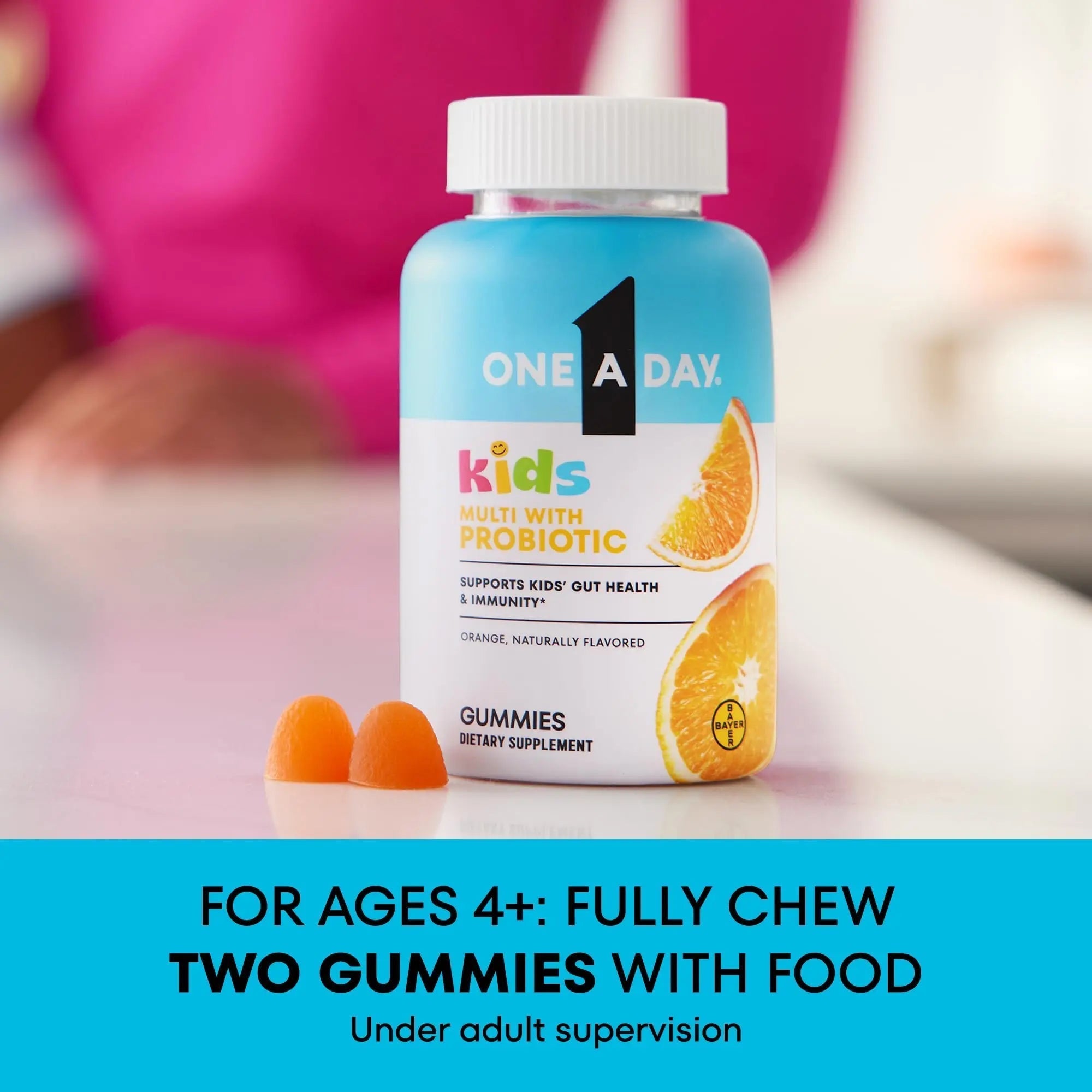 One A Day Kids Multivitamin with Probiotic, Multivitamin Gummies, Kids Probiotic for Digestive Health, Gummy Vitamins ONE A DAY buy supplements canada