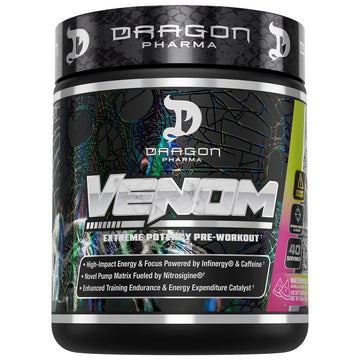 DRAGON PHARMA Venom Extreme Potency Pre-Workout, Laser Sharp Focus + Energy DRAGON PHARMA buy supplements canada