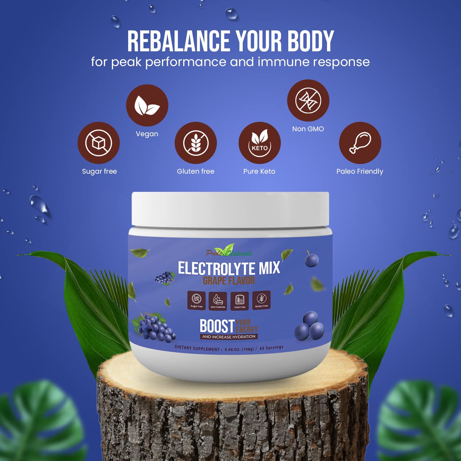 Electrolyte Powder - Refreshing Workout Recovery Electrolytes, Sugar Free, Gluten Free Pride Naturals, Inc buy supplements canada