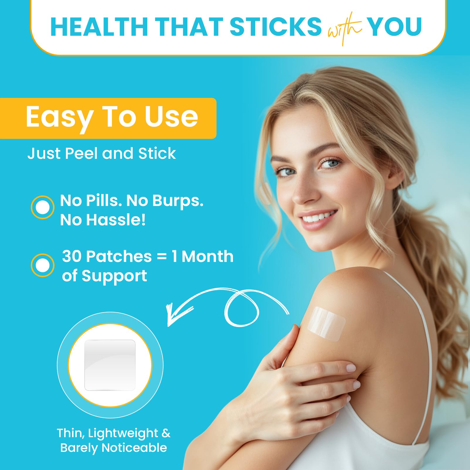 Patchvana Omega 3 Patch for Women & Men, 1 Month Supply, 30 Patches Patchvana buy supplements canada