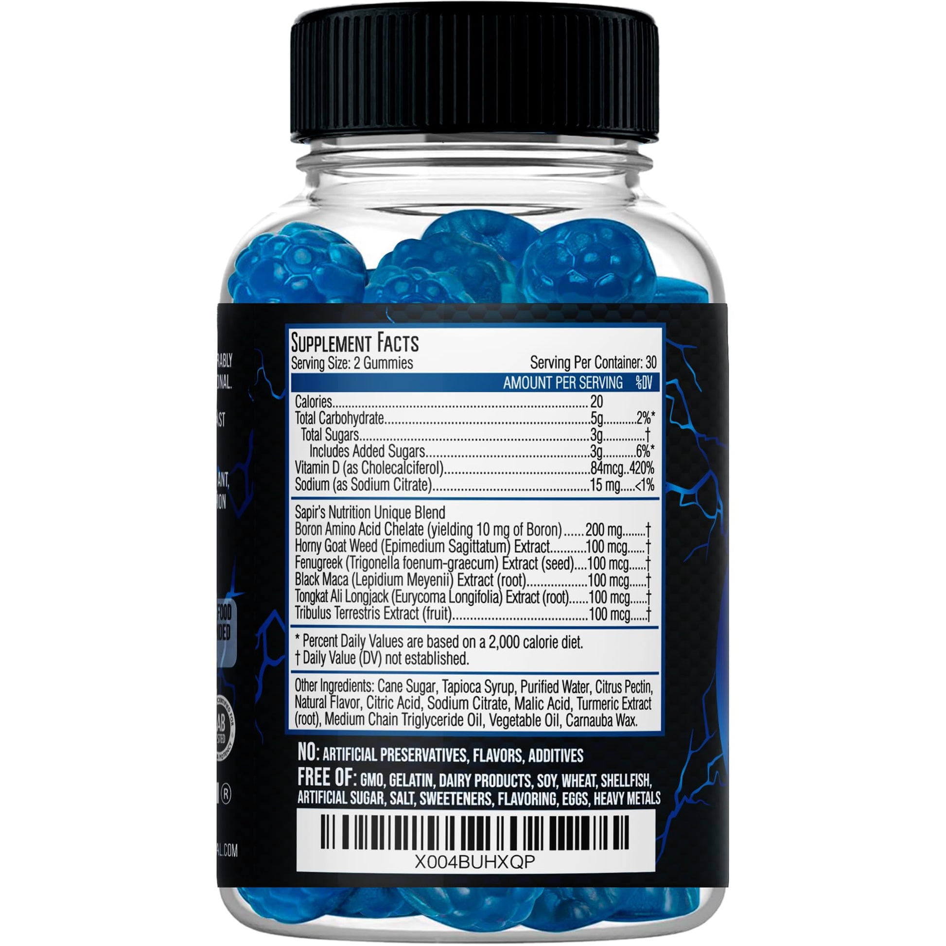 Testosterone Booster Gummies, Male Enhancing Supplement, Add 2 in” Enlargement Gummies for Men , Male Enhancement Chews Energy, Strength, Stamina, Endurance, Performance, Natural Blue Berry Chews Sapir's Nutrition buy supplements canada