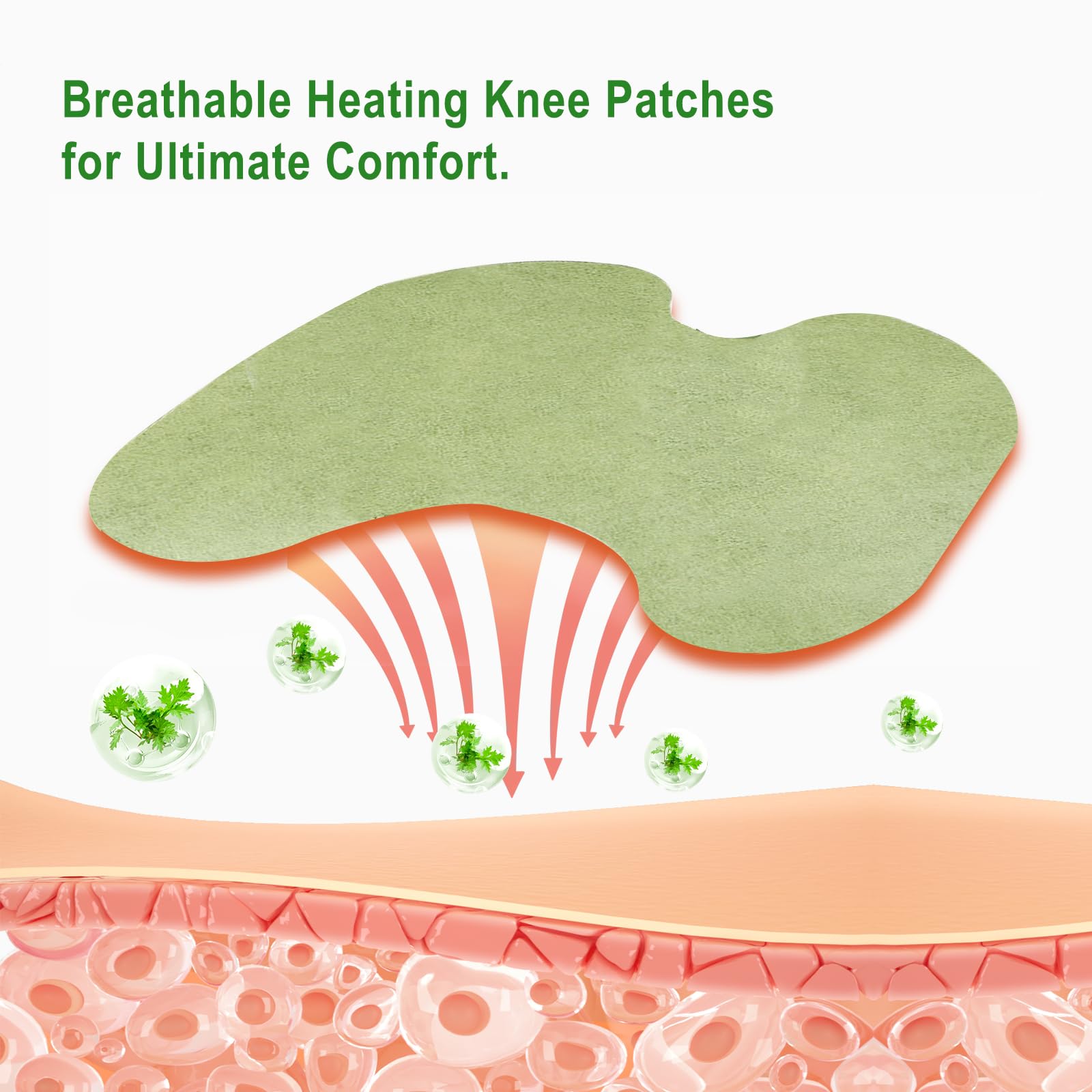Leytearoo Knee Paches, 48PCS Herbal Knee Patch,Pain Relief Patches,One Pair Knee Sleeves,Long Lasting Relief of Joint Leytearoo buy supplements canada