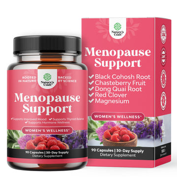 Complete Herbal Menopause Supplement for Women - Multibenefit Menopause Ease Hormone Balance for Women for Night Sweats Mood and More with Dong Quai Vitex Chaste Berry and Black Cohosh - 90 Count Natures Craft buy supplements canada