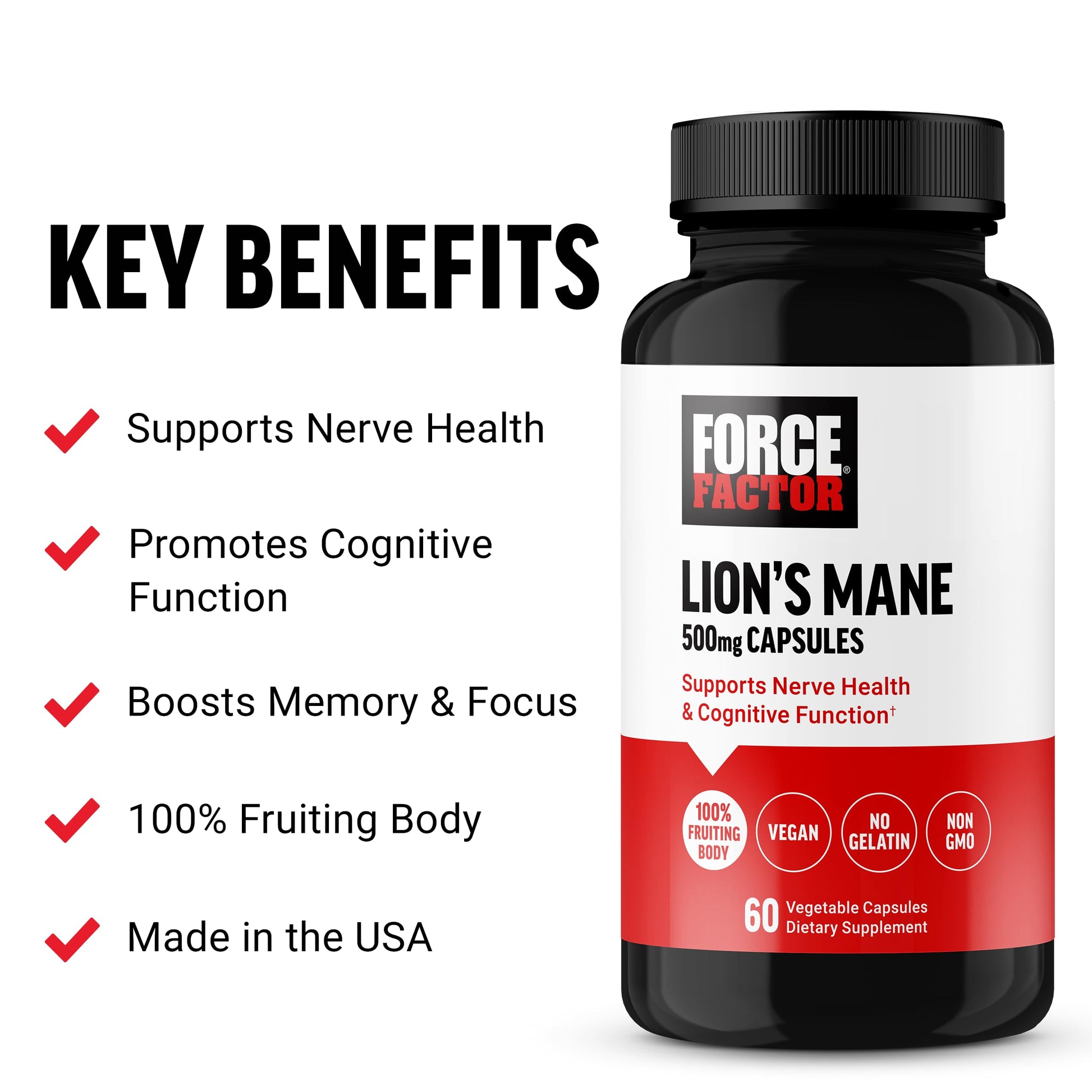 Force Factor Lion’s Mane Supplement Capsules, Memory & Focus Supplement Force Factor buy supplements canada