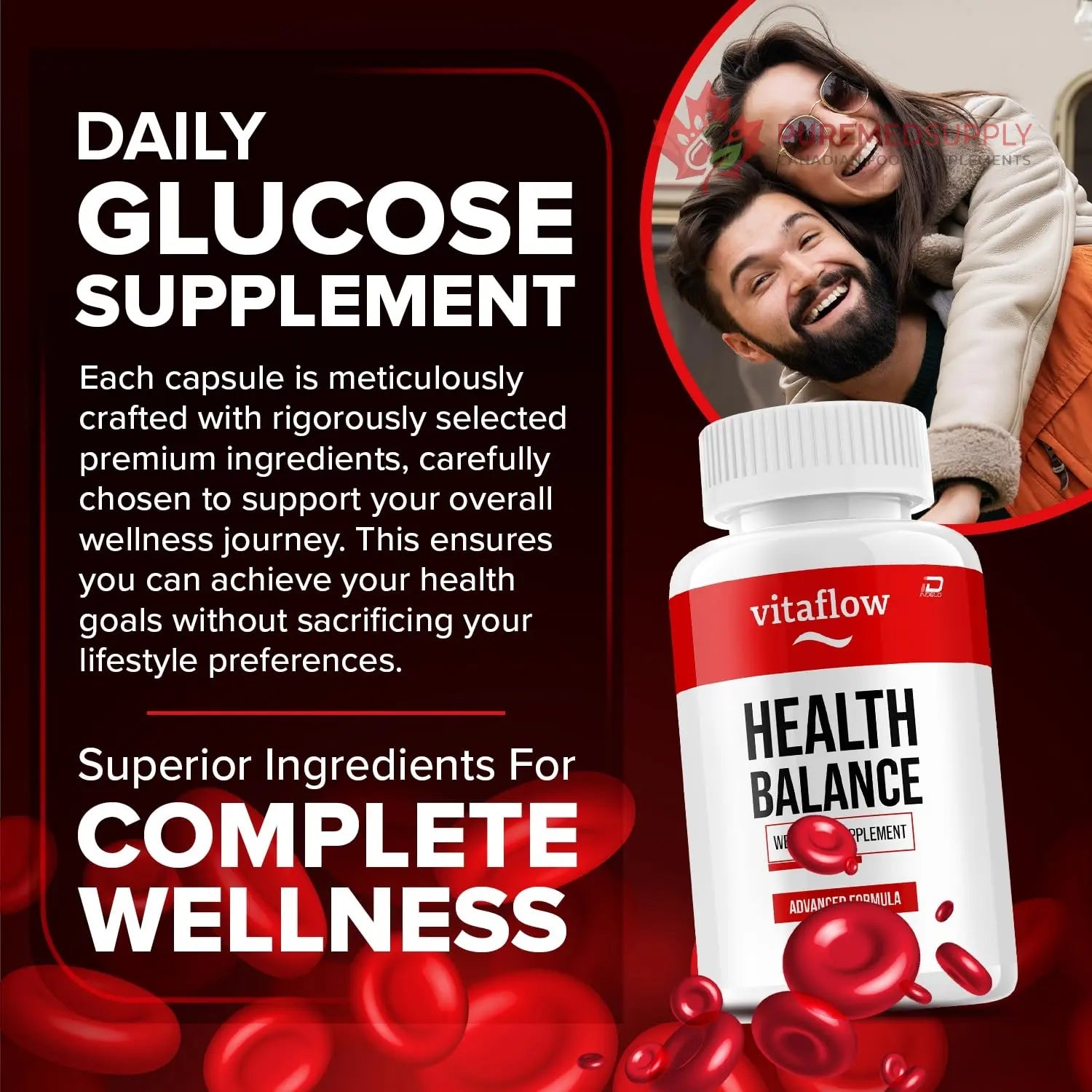 Indelo Vitaflow Capsules – Vita Flow Advanced Supplement, All Natural Formula to Maintain Healthy Levels, Maximum Strength, Reviews (2 Pack - 120 Capsules) Indelo buy supplements canada