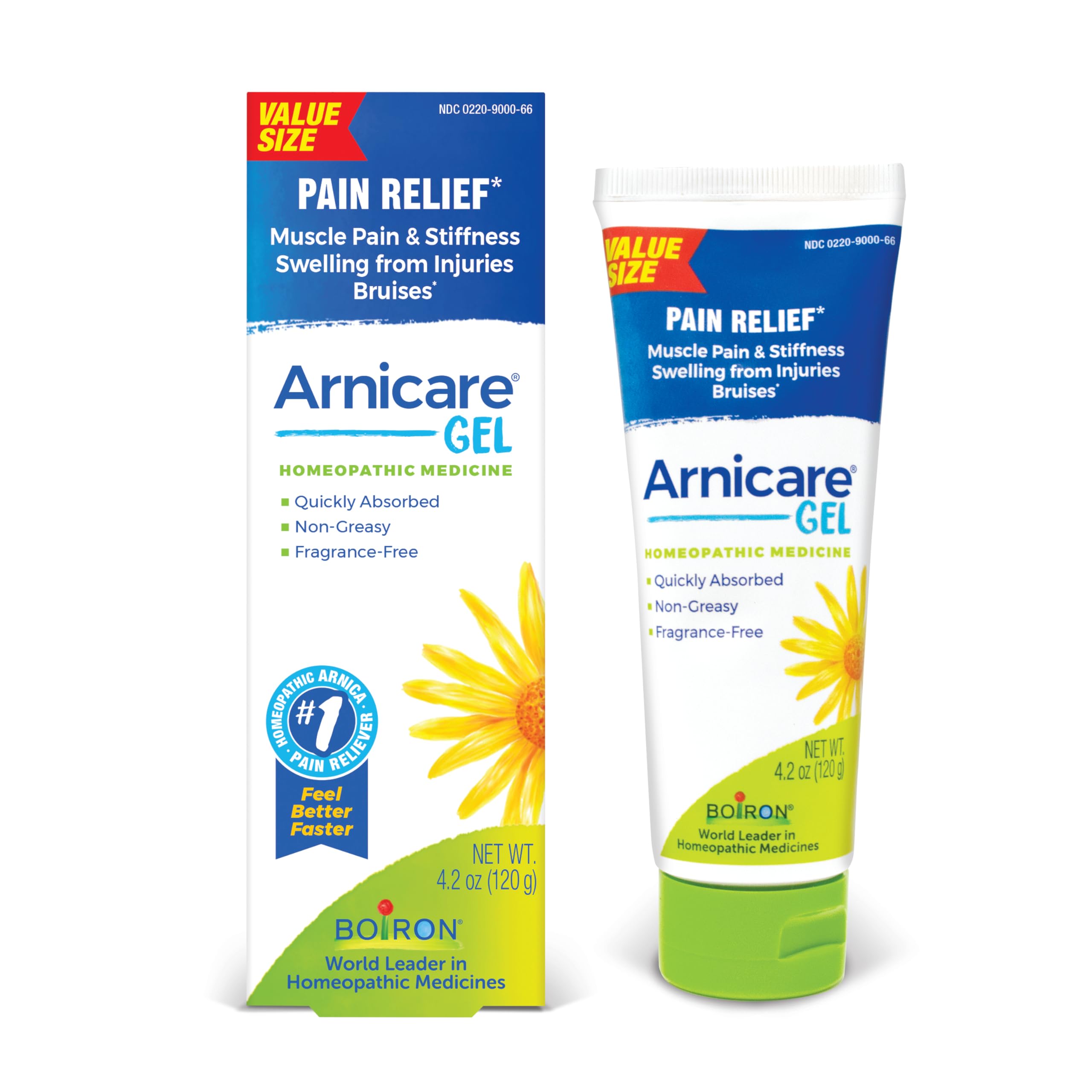 Boiron Arnicare Gel for Relief of Joint Pain, Muscle Pain, Muscle Soreness, and Swelling from Bruises or Injury - Non-greasy and Fragrance-Free - 4.2 oz Boiron buy supplements canada