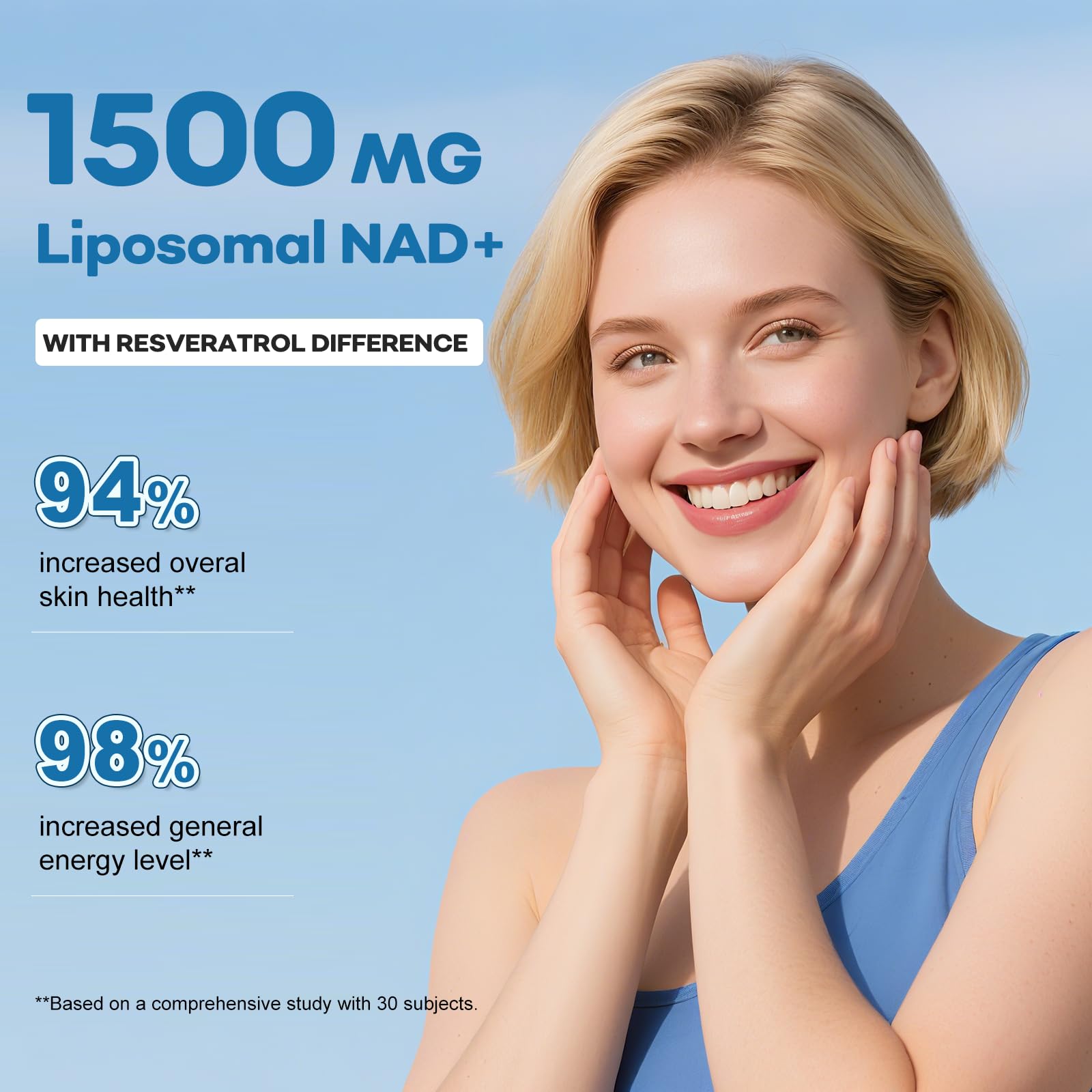 BEWORD Liposomal NAD 2000 Mg, 180 Capsules, 4-in-1 Formula with Liposomal NAD, Trans-Resveratrol, Non-GMO | Energy Support BEWORD buy supplements canada