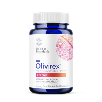 Biocidin Olivirex - Oleuropein Olive Leaf Extract Capsules - High Potency, 18% Oleuropein - Promote Microbial & Immune Support - Professional-Grade Botanical Blend for Detox & Wellness (60 Capsules) Bio-Botanical Research buy supplements canada