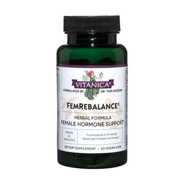 Vitanica FemRebalance, Hormone Balance Support for Women, Vegan, 60 Capsules Vitanica buy supplements canada
