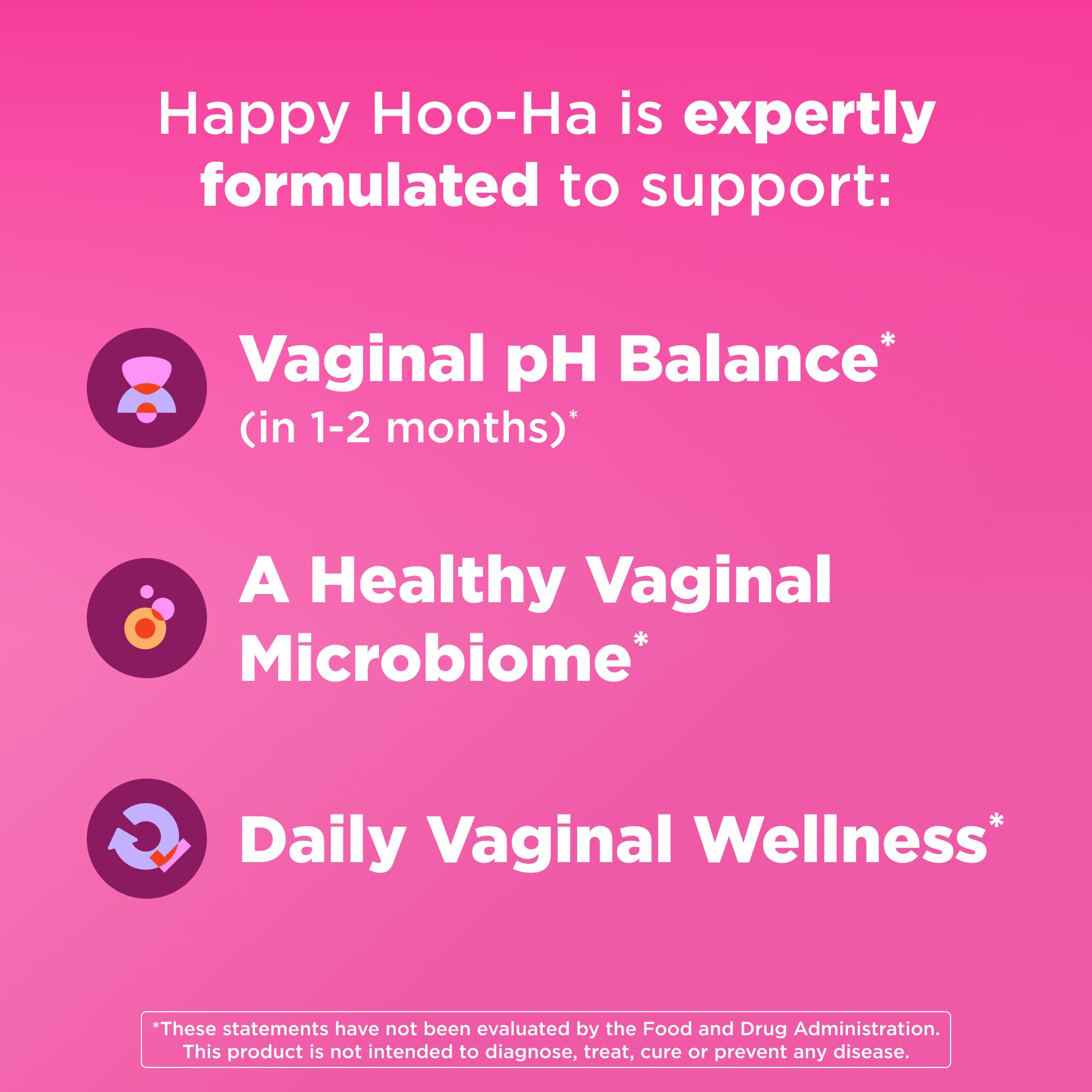 OLLY Happy Hoo-Ha Capsules, Probiotic for Women, Vaginal Health and pH Balance, 10 Billion CFU, Gluten Free - 25 Count OLLY buy supplements canada