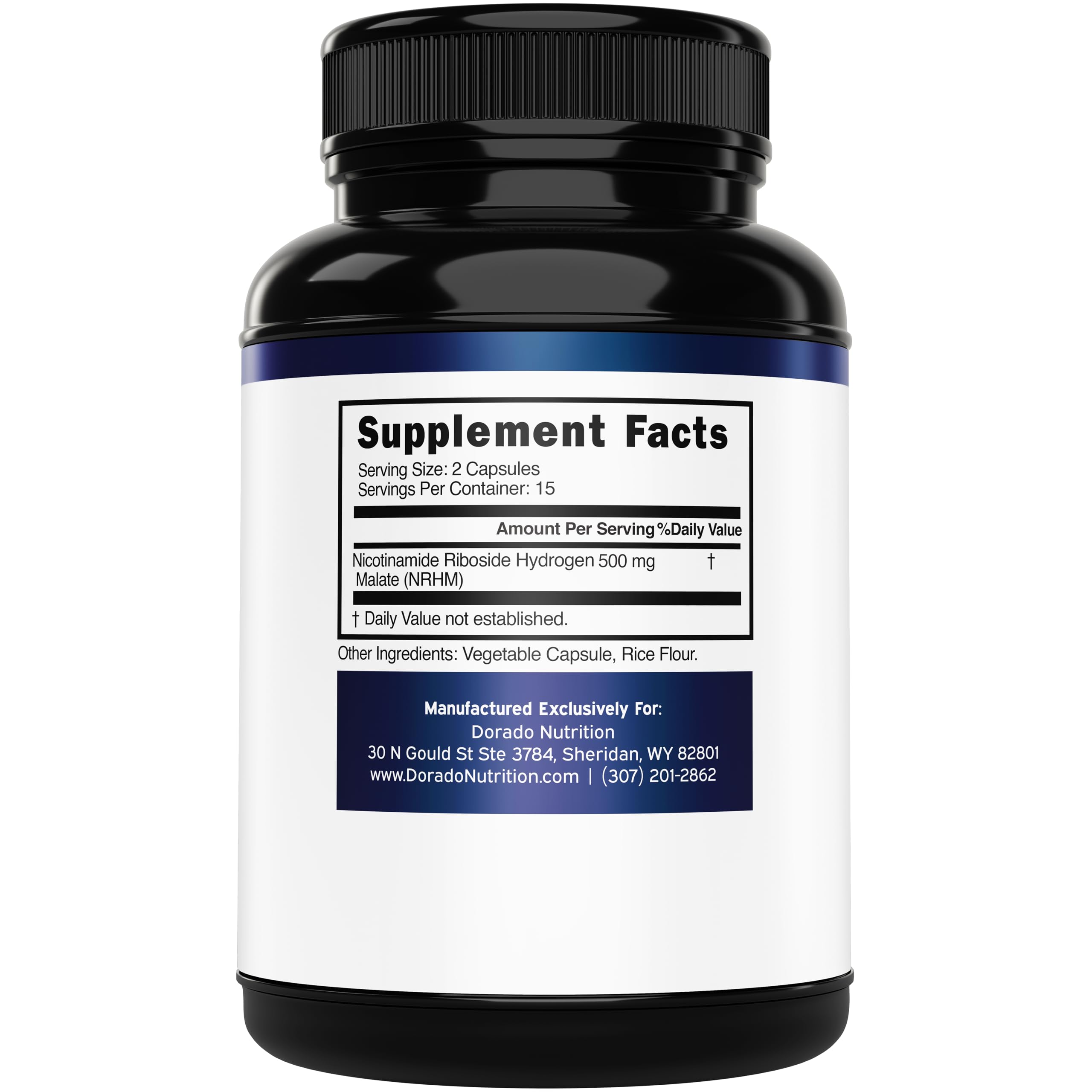 Nicotinamide Riboside 500mg (30 Count) NAD Supplement - NR Supplement For Women & Men to Support NAD+ Levels - NAD Booster - Third Party Tested - Vegan Safe, Non GMO & USA Made (30 Capsules) DORADO NUTRITION buy supplements canada
