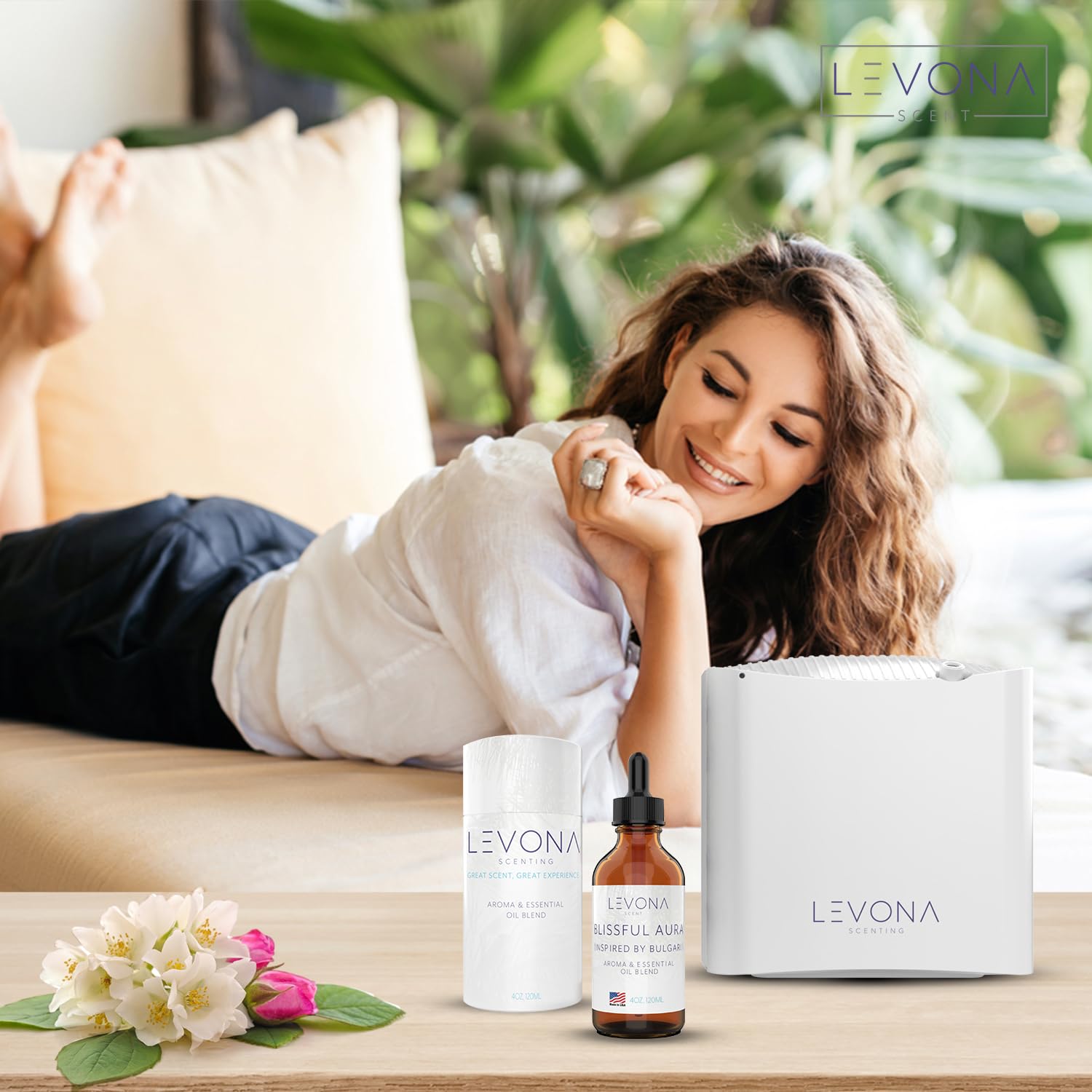Levona Scent Essential Oils for Diffuser: Blissful Aura Inspired by Bulgari with Notes of Amber LEVONA SCENT buy supplements canada