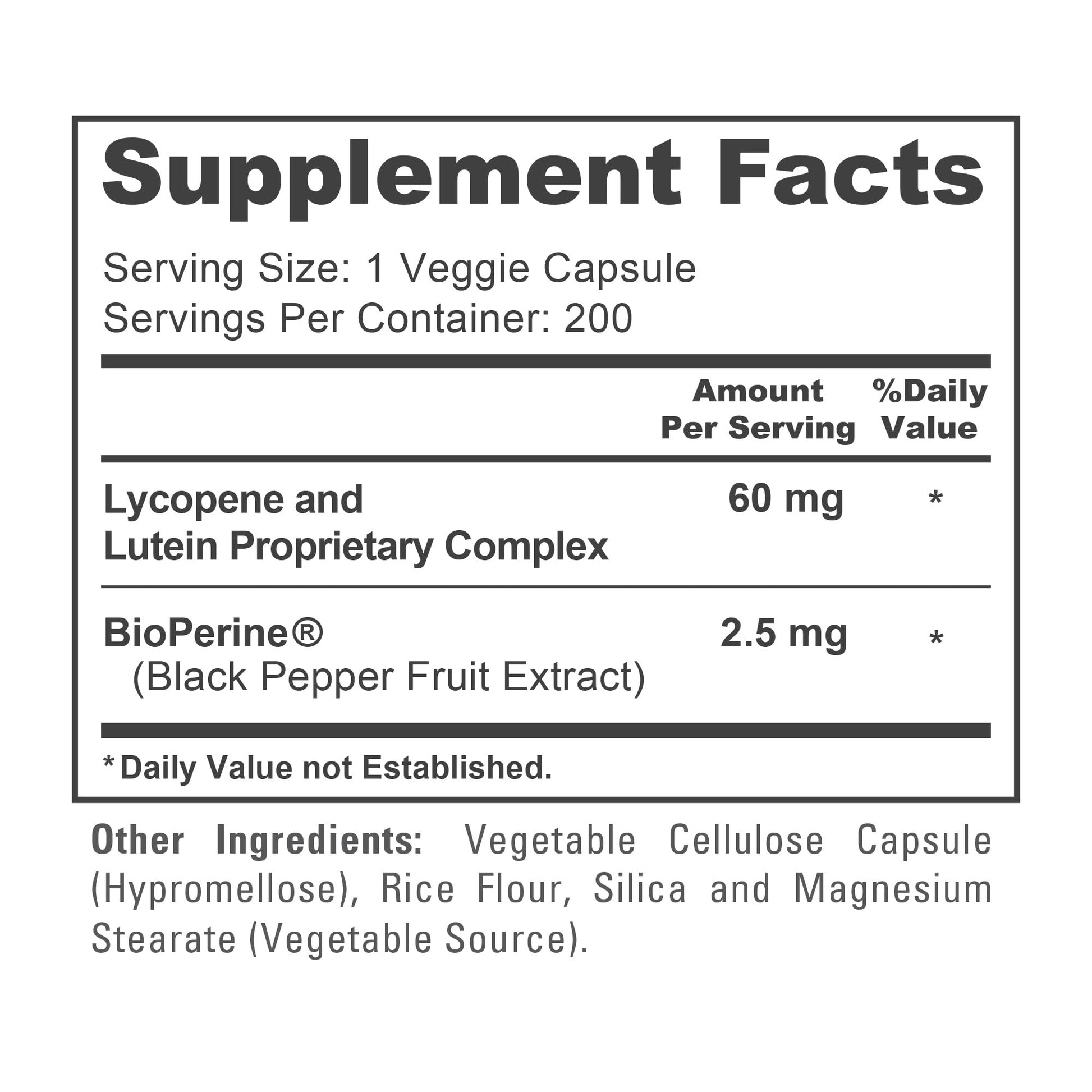 NusaPure Lycopene & Lutein Complex 60mg per Caps, 200 Veggie Capsules (Non-GMO, Vegan) NusaPure buy supplements canada