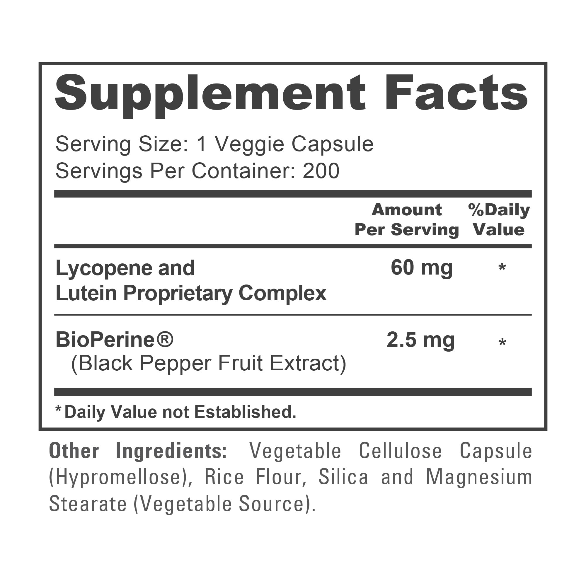 NusaPure Lycopene & Lutein Complex 60mg per Caps, 200 Veggie Capsules (Non-GMO, Vegan) NusaPure buy supplements canada