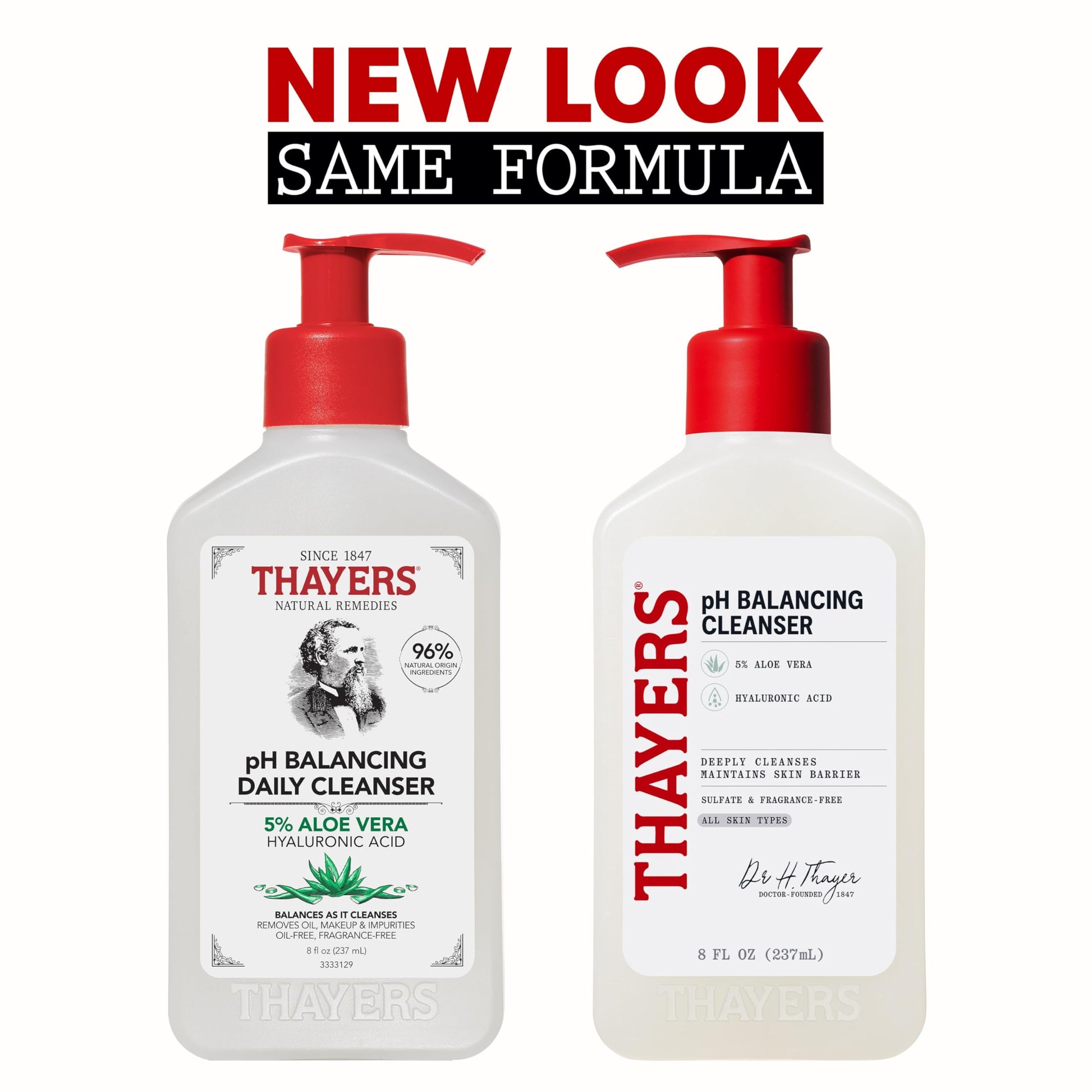 THAYERS pH Balancing Daily Cleanser, Face Wash with Aloe Vera, Gentle and Hydrating Skin Care for Dry, Oily, or Acne Prone Skin, 8 FL Oz. THAYERS buy supplements canada
