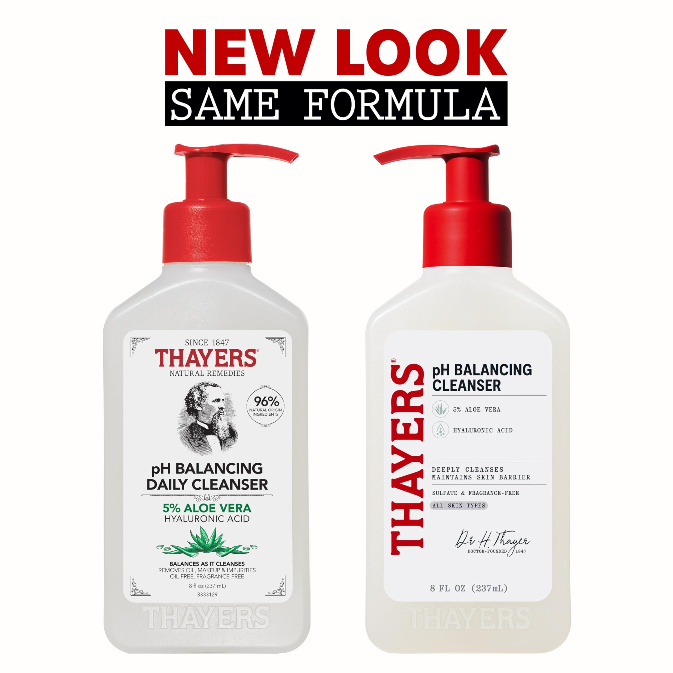 THAYERS pH Balancing Daily Cleanser, Face Wash with Aloe Vera, Gentle and Hydrating Skin Care for Dry, Oily, or Acne Prone Skin, 8 FL Oz. THAYERS buy supplements canada