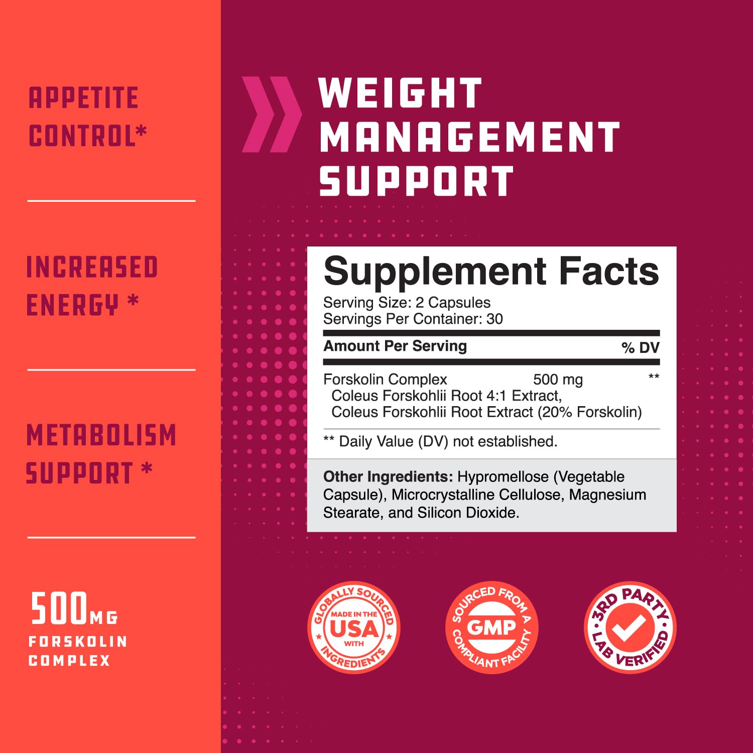 Pure Forskolin Extract - Fat Burning & Metabolism Boosting Weight Loss Supplement Natures Craft buy supplements canada