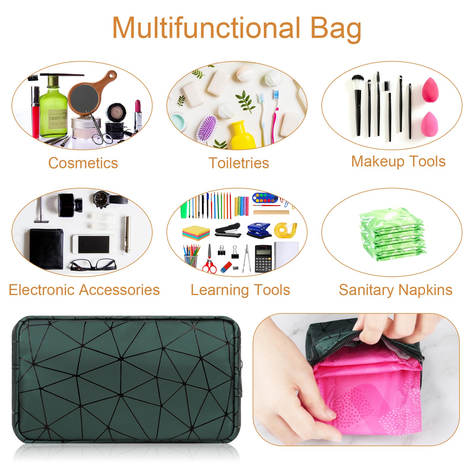 Likesing Sanitary Napkin Storage Bag, Leather First Period Kit for Girls 9-12, Portable Tampon Menstrual Likesing buy supplements canada