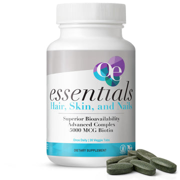 Organic Excellence Hair, Skin and Nails Vitamins for Women & Men – Biotin Supplement 5000 mcg– Hyaluronic Acid - Supports Healthy Hair Growth, Radiant Skin & Strong Nails, 1 Month Supply (30 Tablets) Organic Excellence buy supplements canada