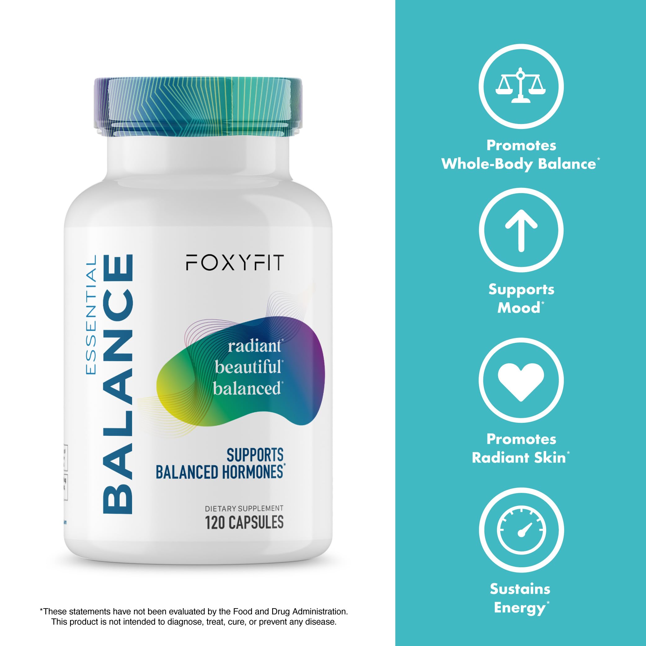 Essential Balance Hormonal Support and Vitamin Supplement for Women by Foxy Fit – Antioxidant, Healthy Skin & Hair for Daily Use* (30 Servings) FoxyFit buy supplements canada