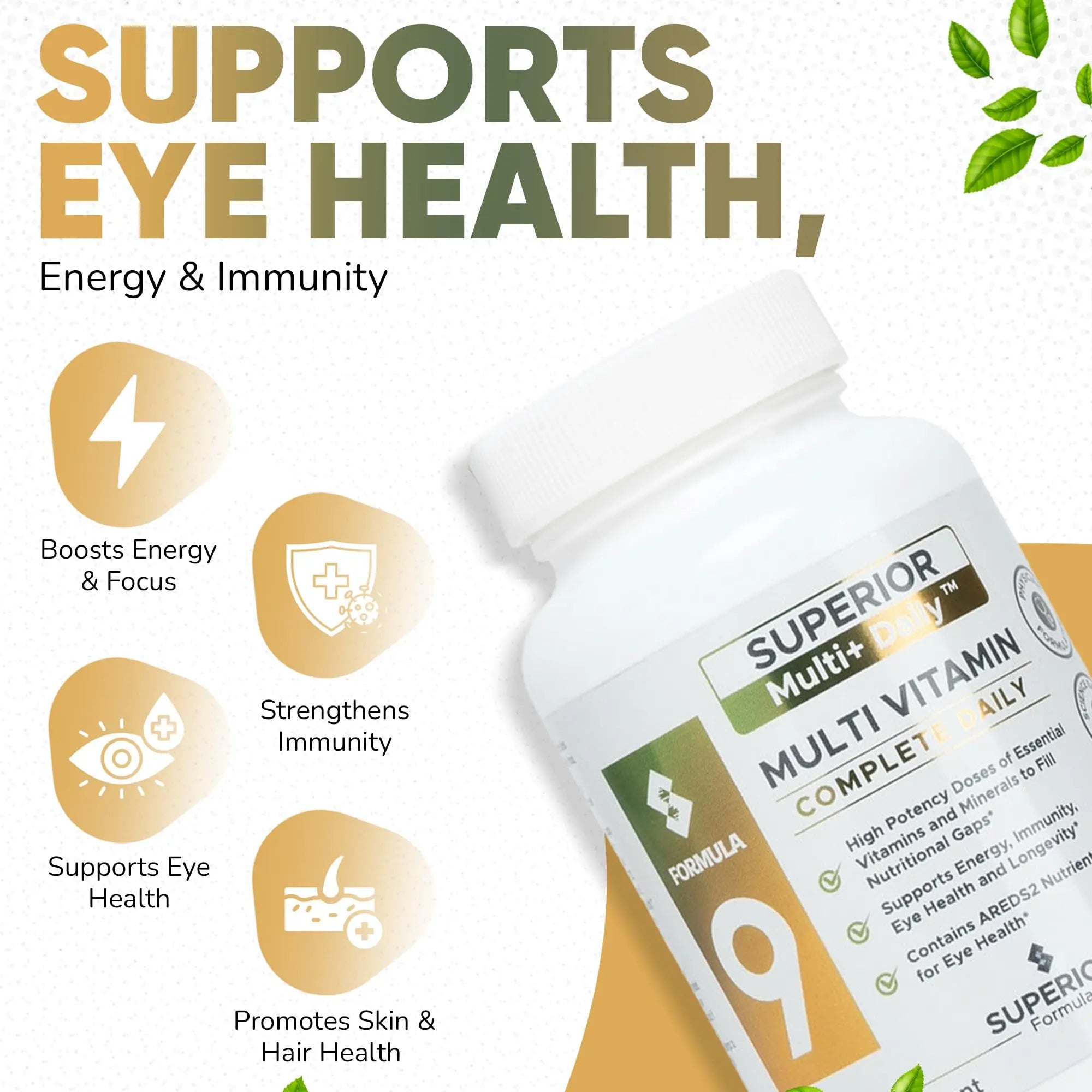 Superior Formulas LLC High Potency Multivitamin with AREDS2 Nutrients; Physician-Formulated Daily Supplement with Lutein, Zeaxanthin, Zinc, Vitamin C & E Superior Formulas LLC buy supplements canada