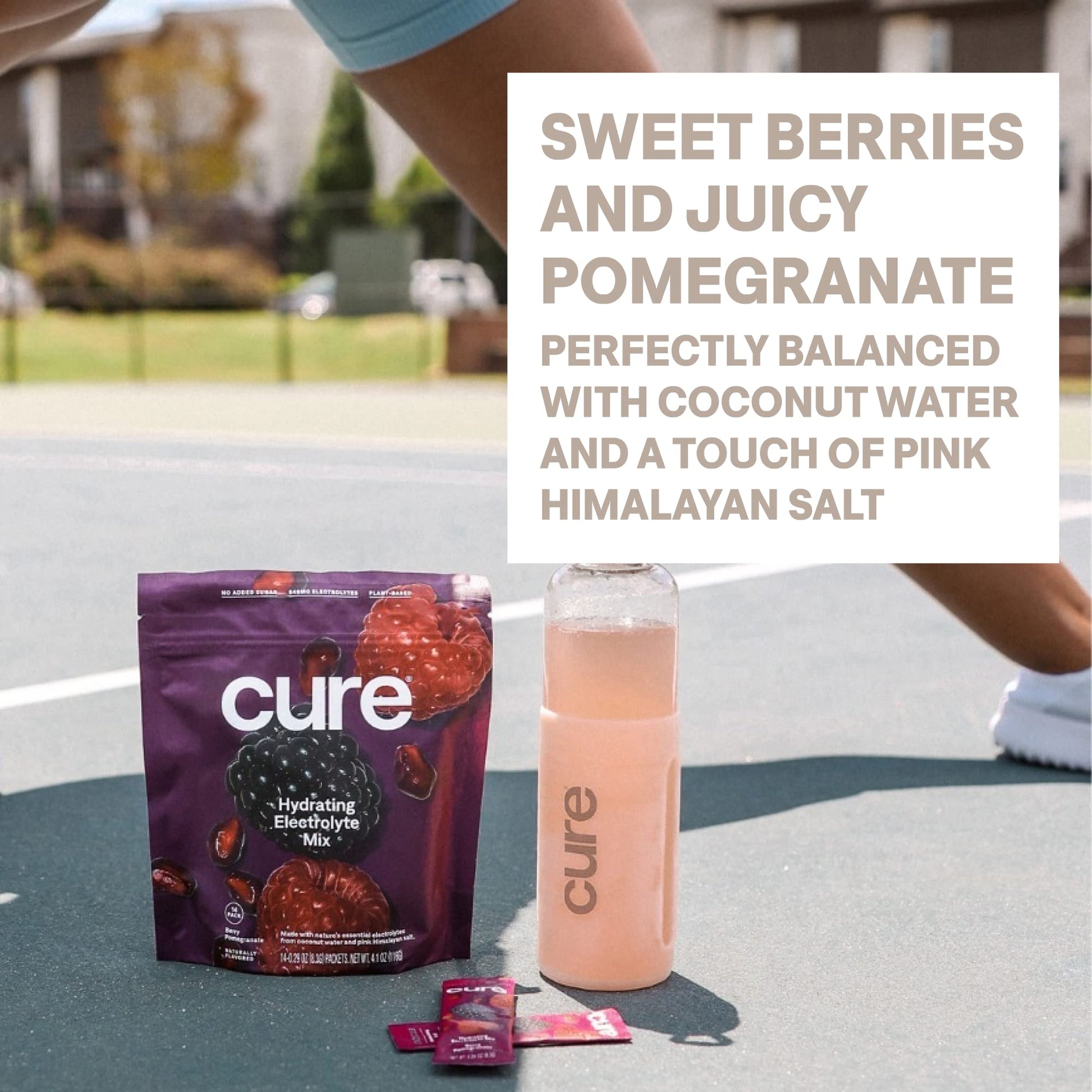 Cure Hydration | Plant-Based Electrolyte Drink Mix | No Added Sugar | FSA-HSA | Dehydration Relief Powder Made with Coconut Water | Non-GMO | Vegan Cure Hydration buy supplements canada