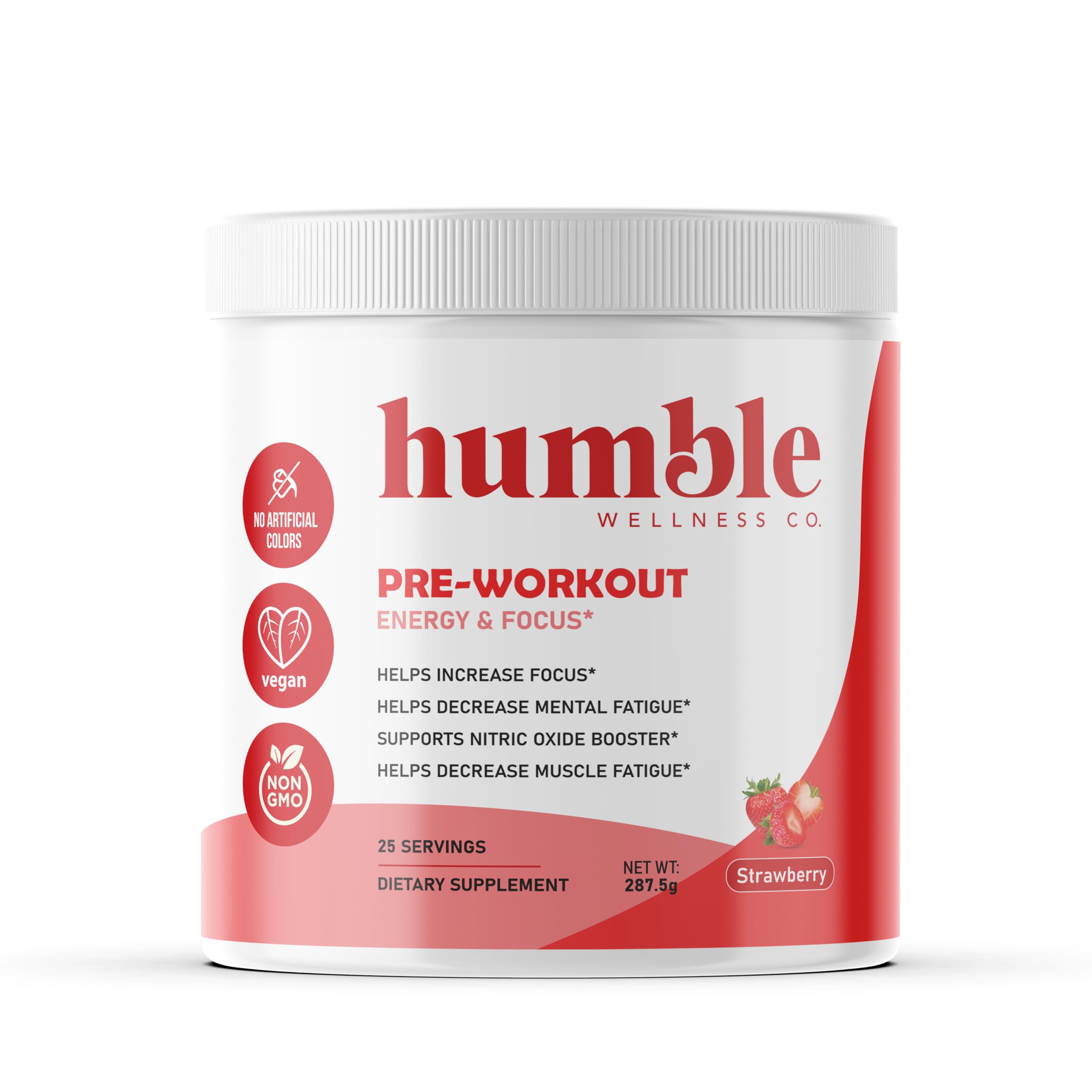 Humble Wellness Pre-Workout: Increase Focus, Decrease Mental Fatigue, Supports Nitric Humble Wellness buy supplements canada