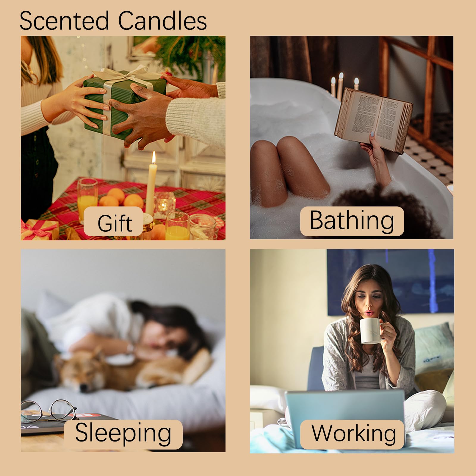 Aromagic 5 Pack Scented Candles Gift Set,Jar Candles Valentine's Day Gifts for Women aromagic buy supplements canada