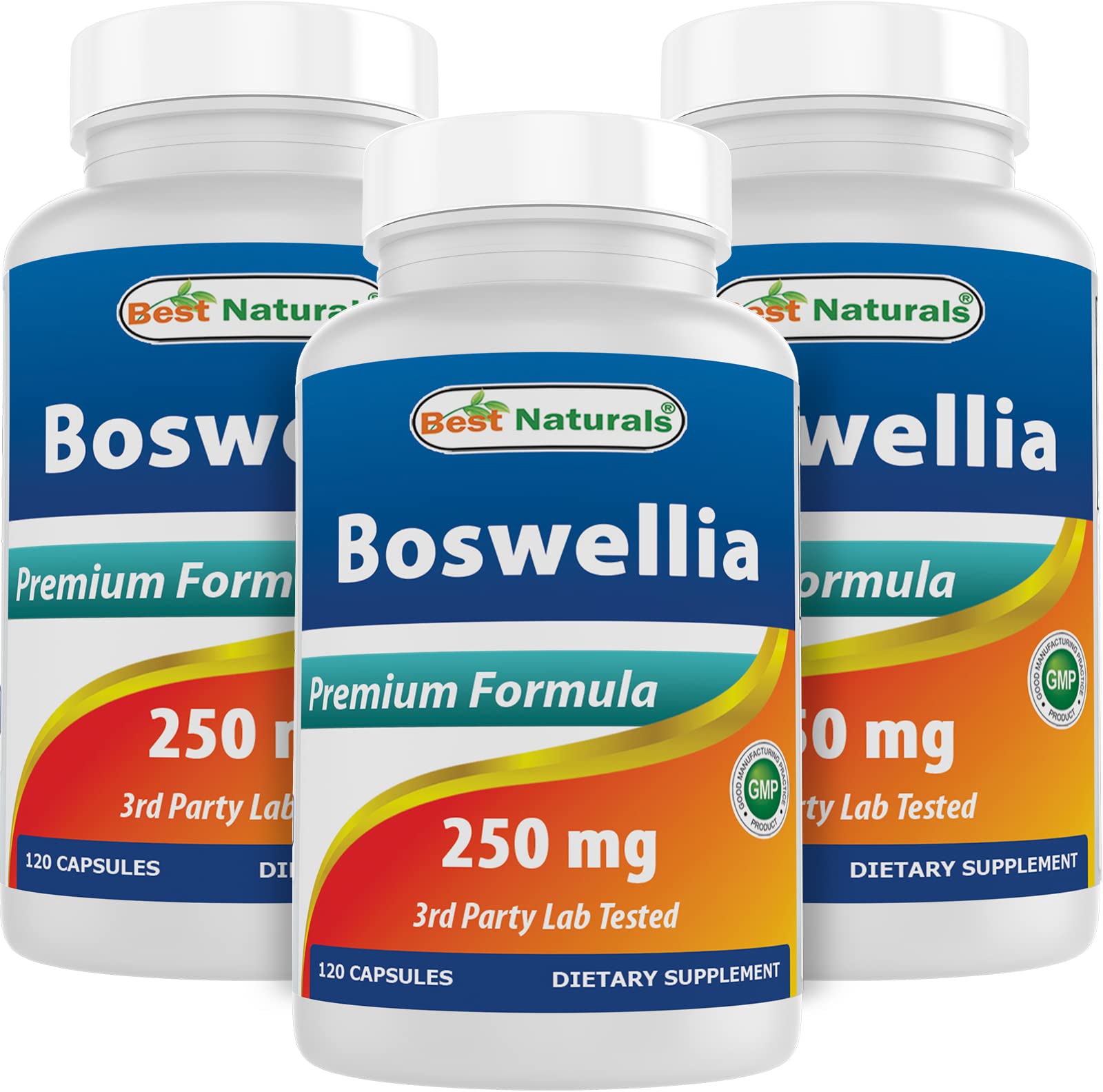 Best Naturals Boswellia Serrata Joint Health 250 mg 120 Capsules - Standardized to 65% Boswellic Acid (120 Count (Pack of 3)) Best Naturals buy supplements canada