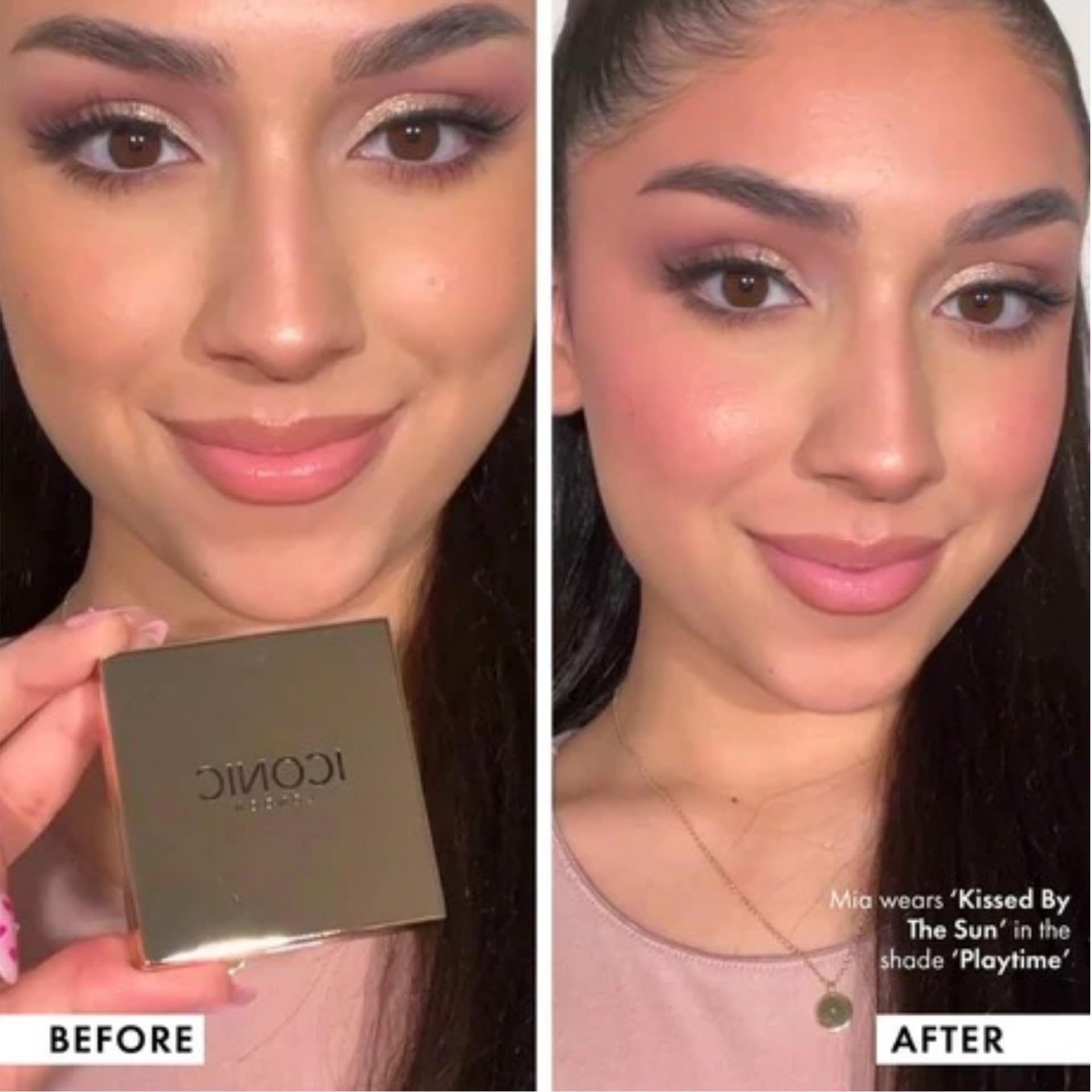 ICONIC LONDON Kissed by the Sun | Multi-Use Blush, Bronzer, & Highlighter, For All Skin Types, Cruelty-Free, Vegan Makeup, (Play Time) 0.17 oz ICONIC LONDON buy supplements canada