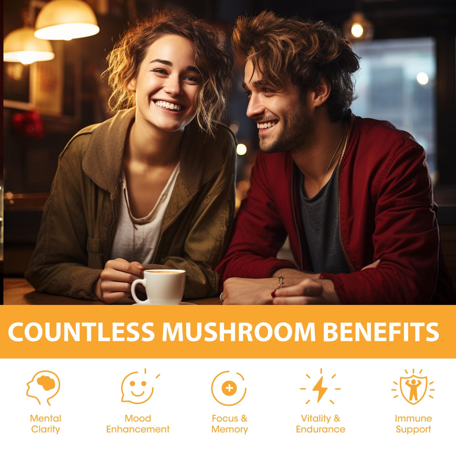 Mushroom Powder Blend (75 Servings), Ten Mushroom Supplement with Lions Mane Mutsweet buy supplements canada
