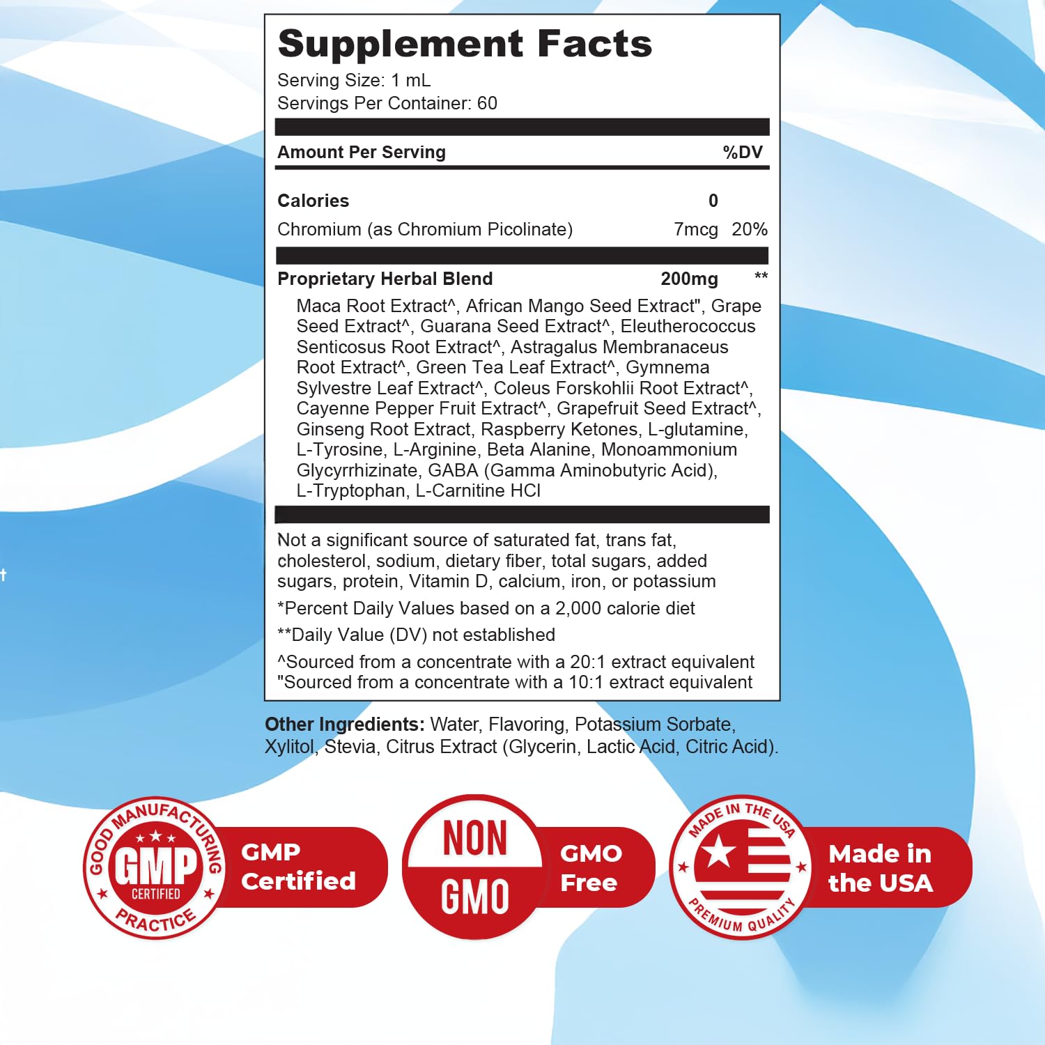 GLP Drops – 100% Natural Herbal Supplement with Maca, Grape Seed, Green Tea & More – Made in USA, Non-GMO, Easy-to-Take Liquid Formula – 60mL (2oz), 30 Servings, 1 Month Supply Orby buy supplements canada