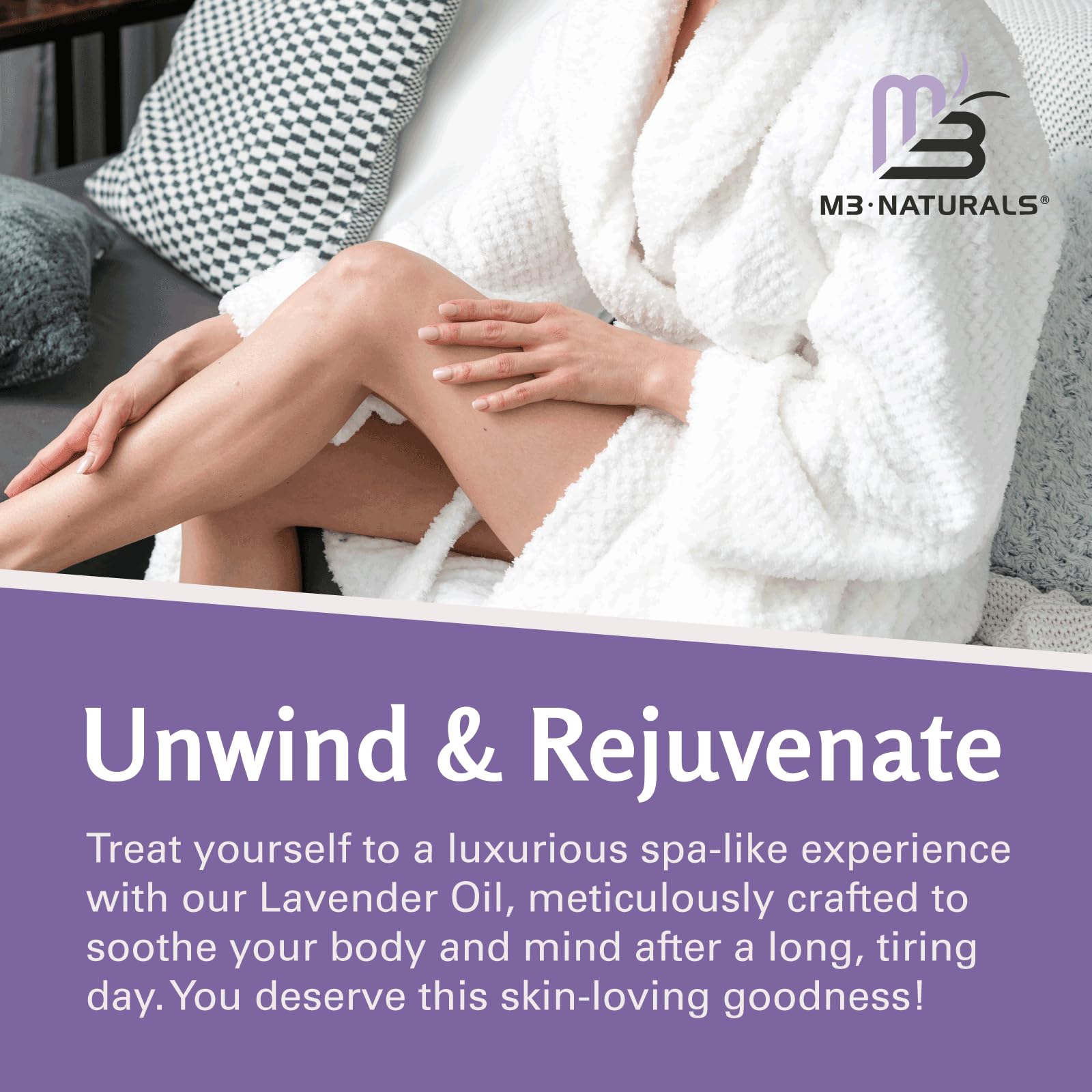Lavender Massage Oil with Collagen and Stem Cells - Skin Tightening Massage Oil for Mass M3 Naturals buy supplements canada