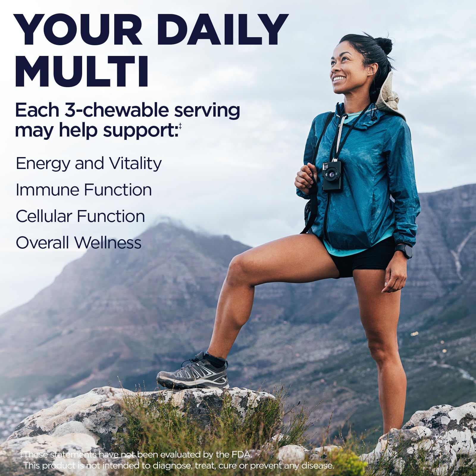 KAL Enhanced Energy Supplements, Whole Food Chewable Multivitamin with Iron, 3 Daily, 23 Essential Vitamins and Minerals, Super Foods, Enzymes, Mango Pineapple Flavor, 60-Day Guarantee, 20 Serv, 60ct KAL buy supplements canada