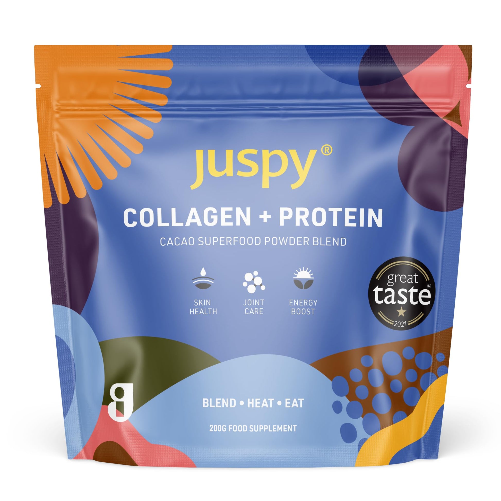 Juspy Premium Marine Collagen Powder + High Protein Cacao Superfood Blend Juspy buy supplements canada