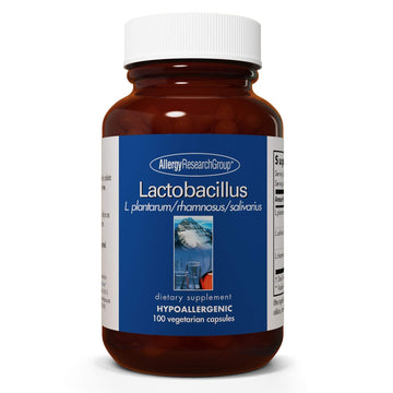 Allergy Research Group Lactobacillus Supplement - Probiotics for Men & Women, Digestive Health, Gut Health, Vegetarian Capsules - 100 Count Allergy Research Group buy supplements canada